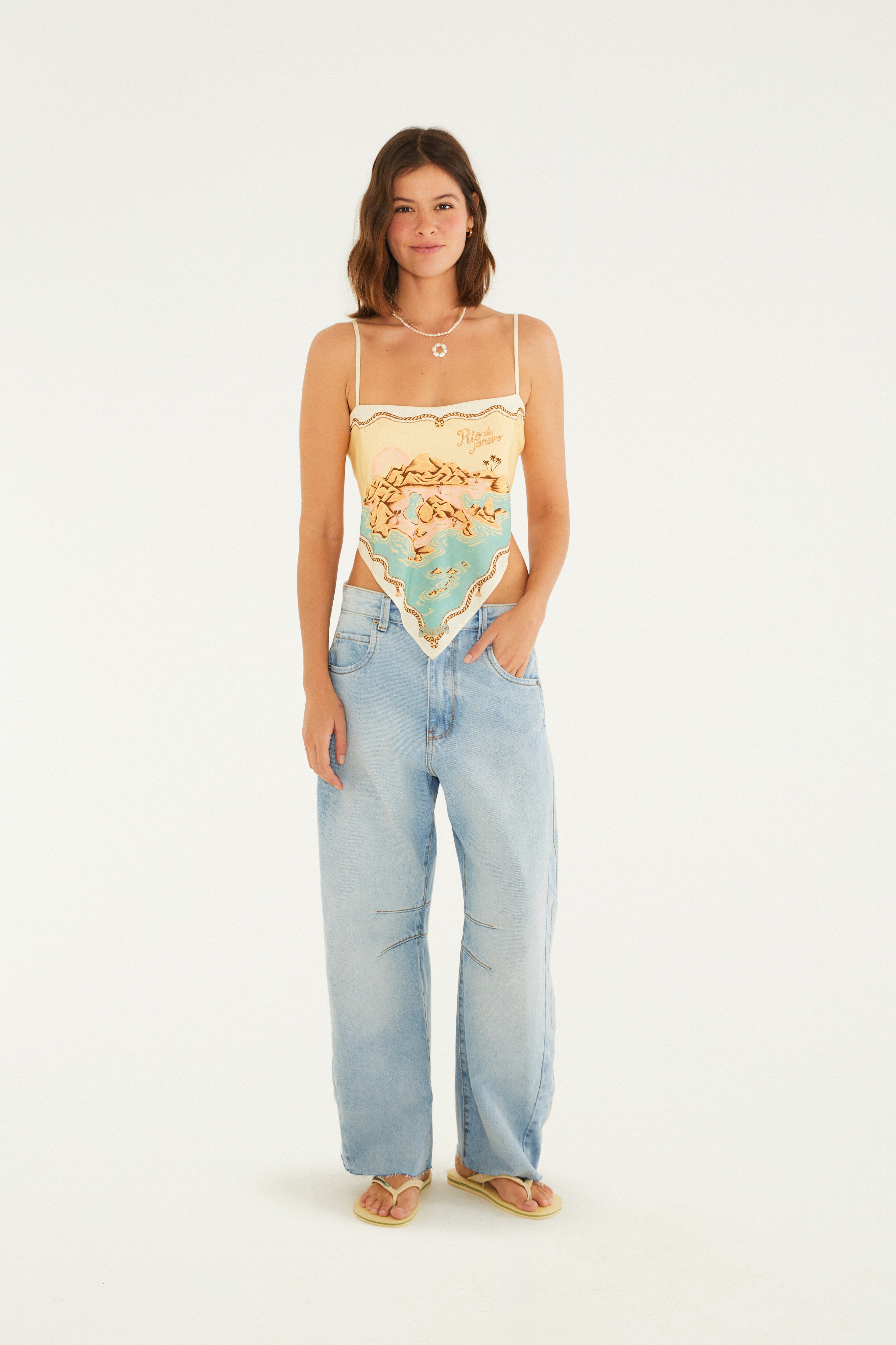 Regata Estampada Souvenir Rio