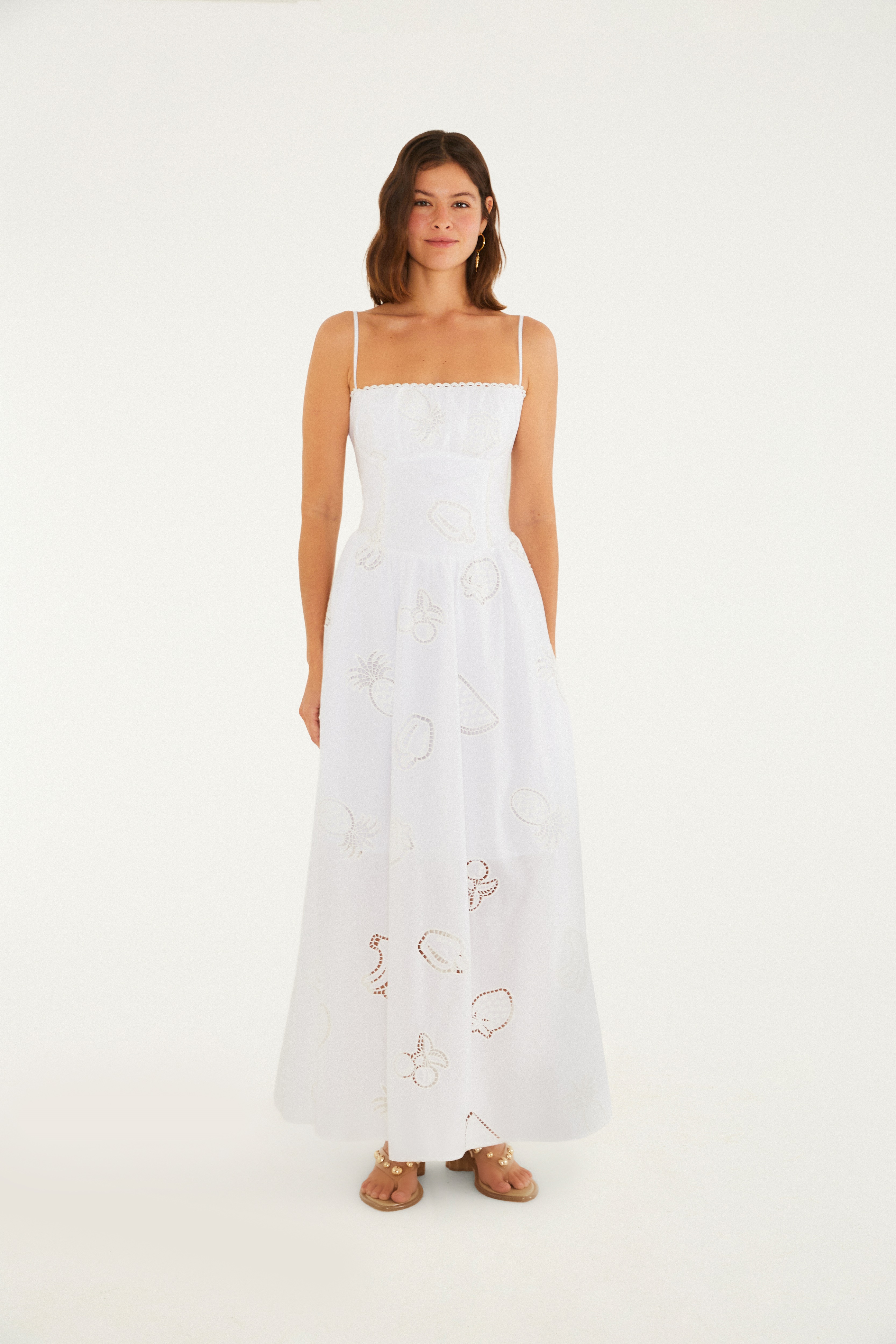 Vestido Longo Laise Buquê