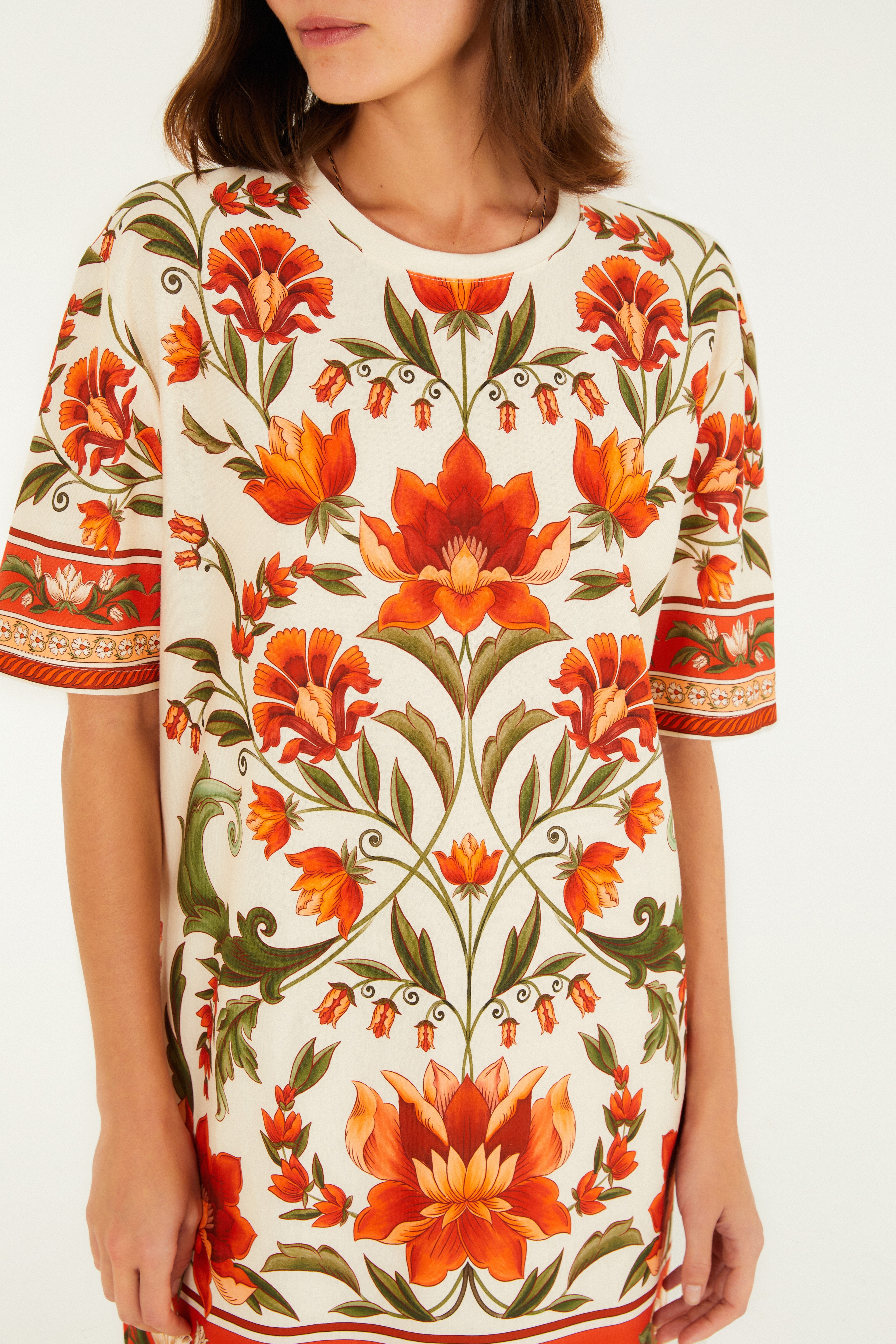 Vestido T-Shirt Básico Estampado Natalia