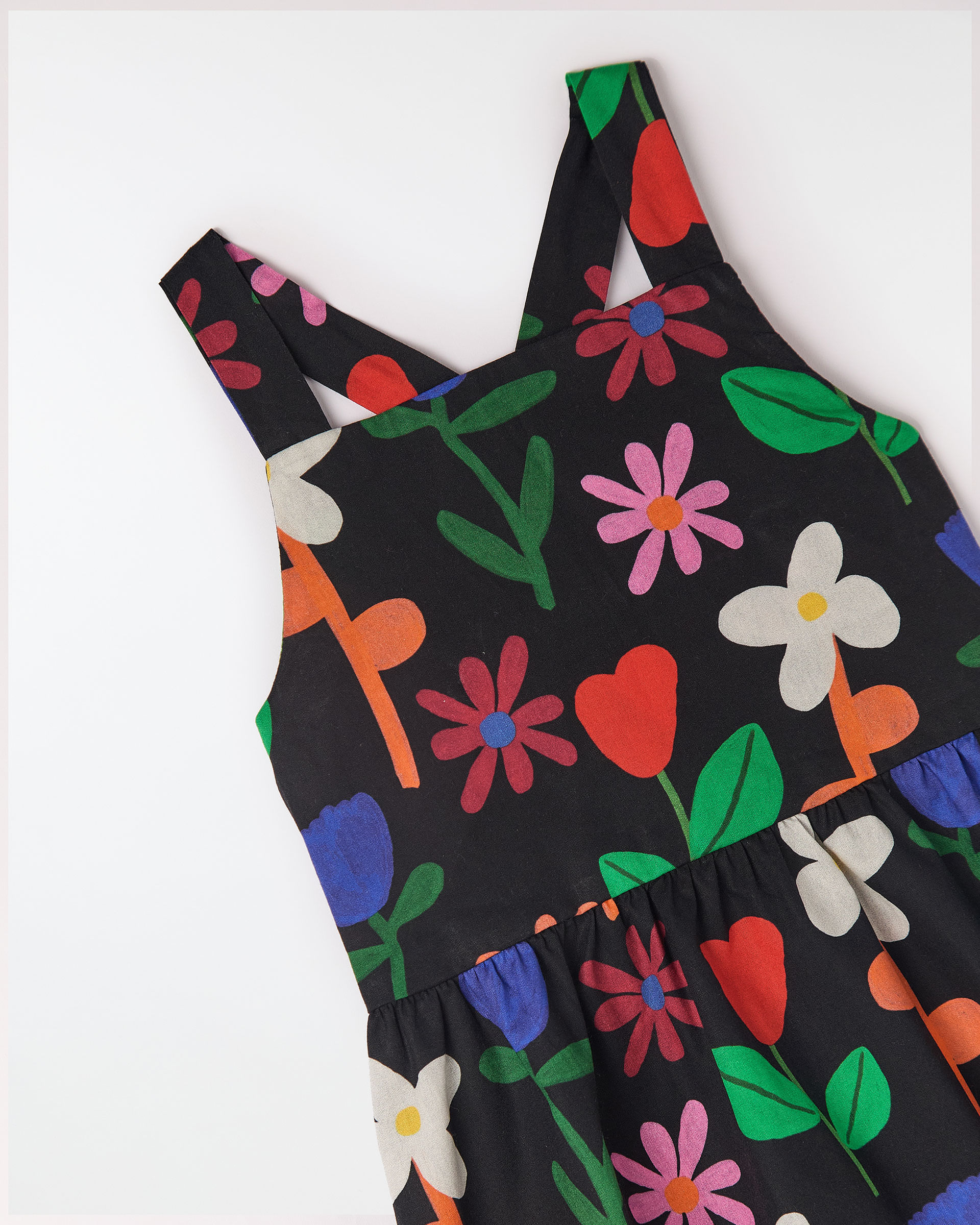 Vestido Jardim Preto