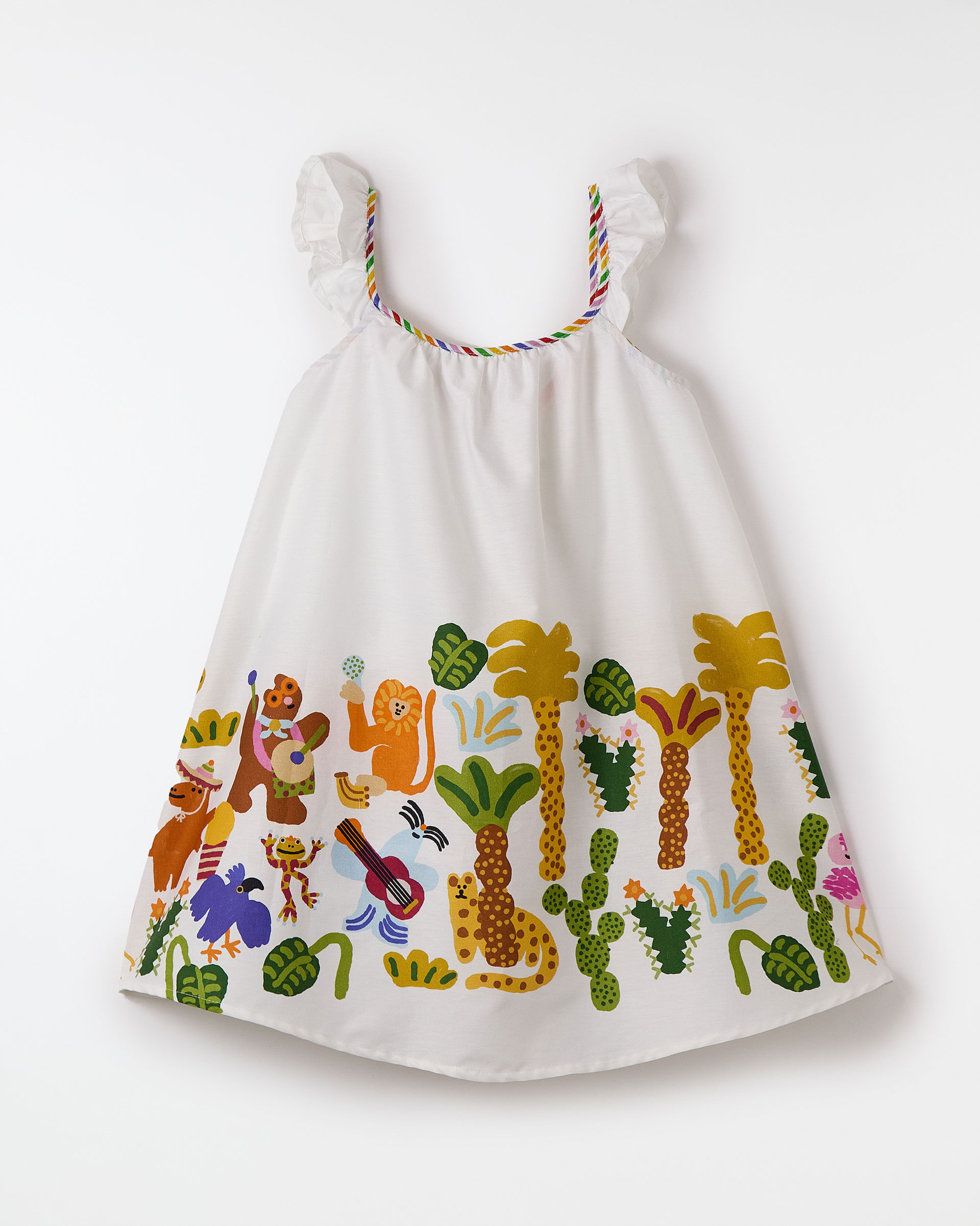 Vestido Banda Da Floresta