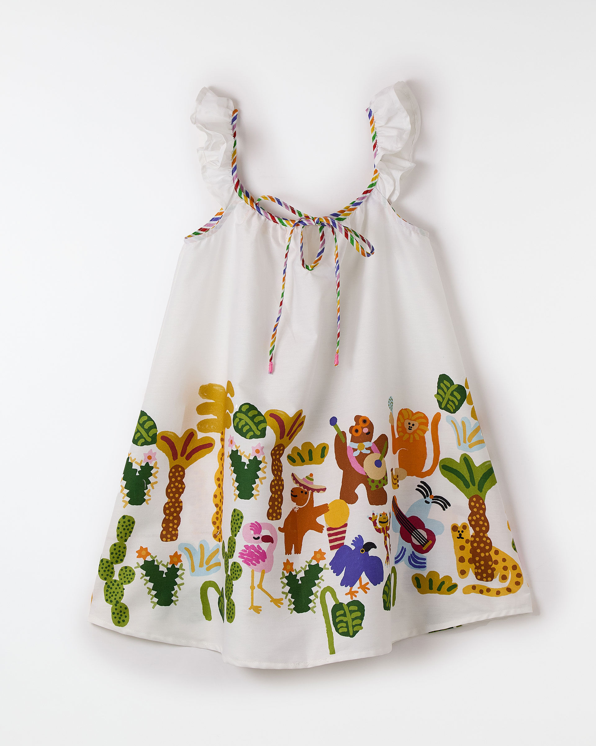 Vestido Banda Da Floresta