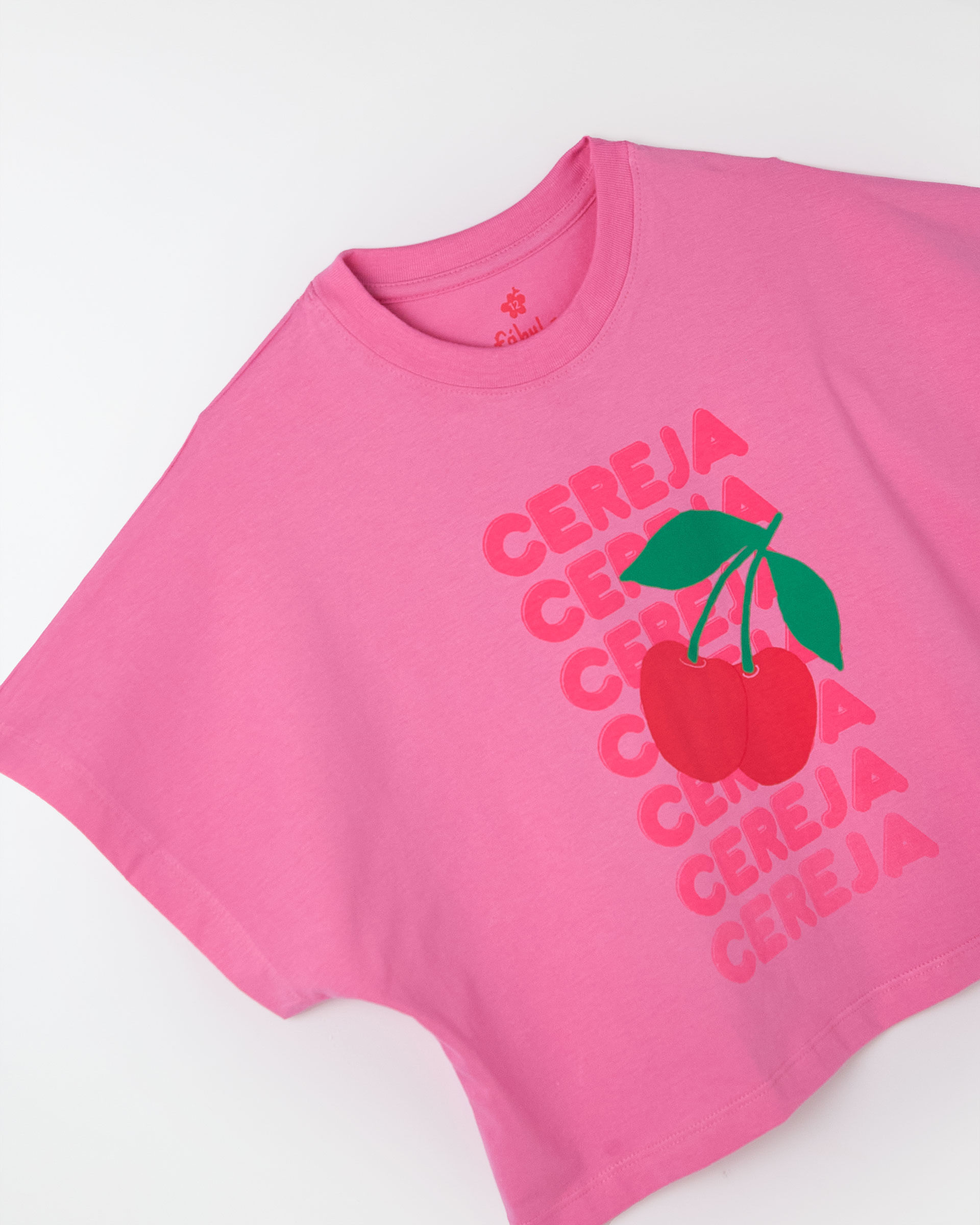 Camiseta Silk Cereja