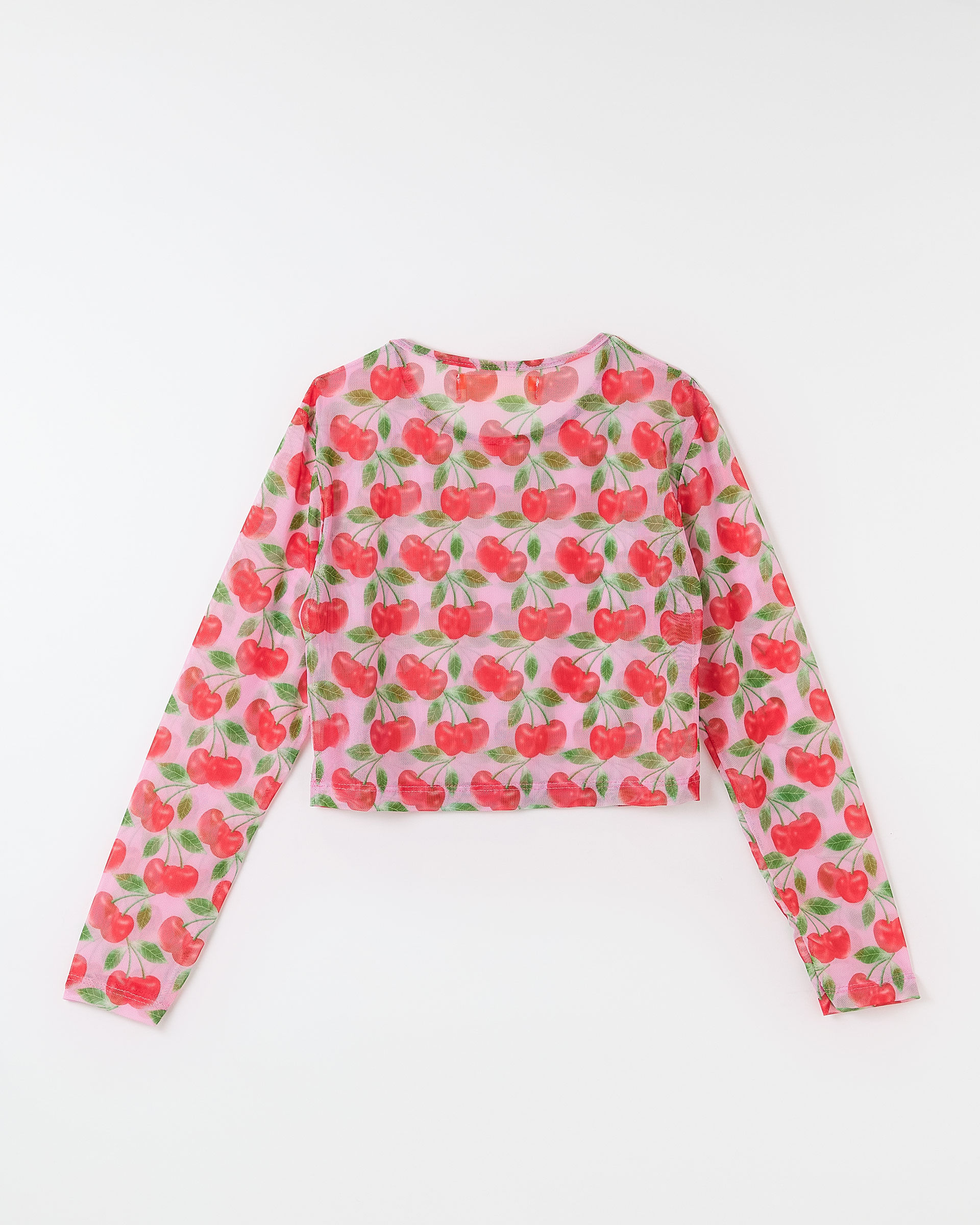 Blusa De Tule Cereja Doce Maxi Ml