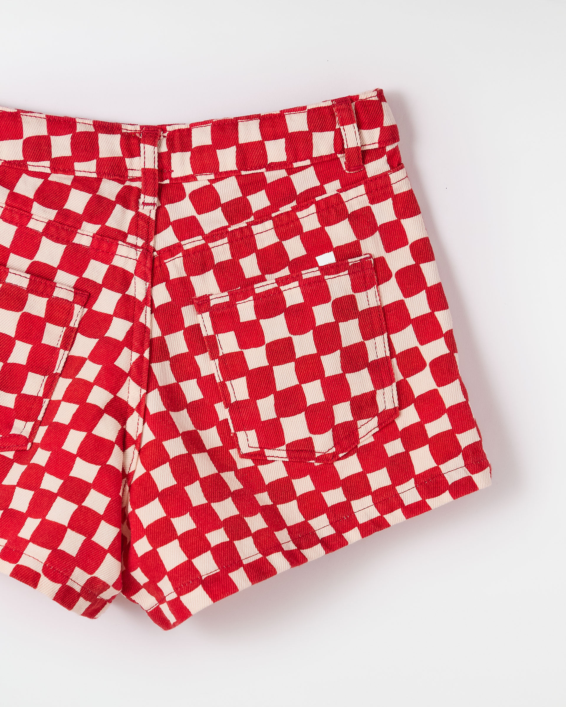 Short Sarja Quadriculadinho