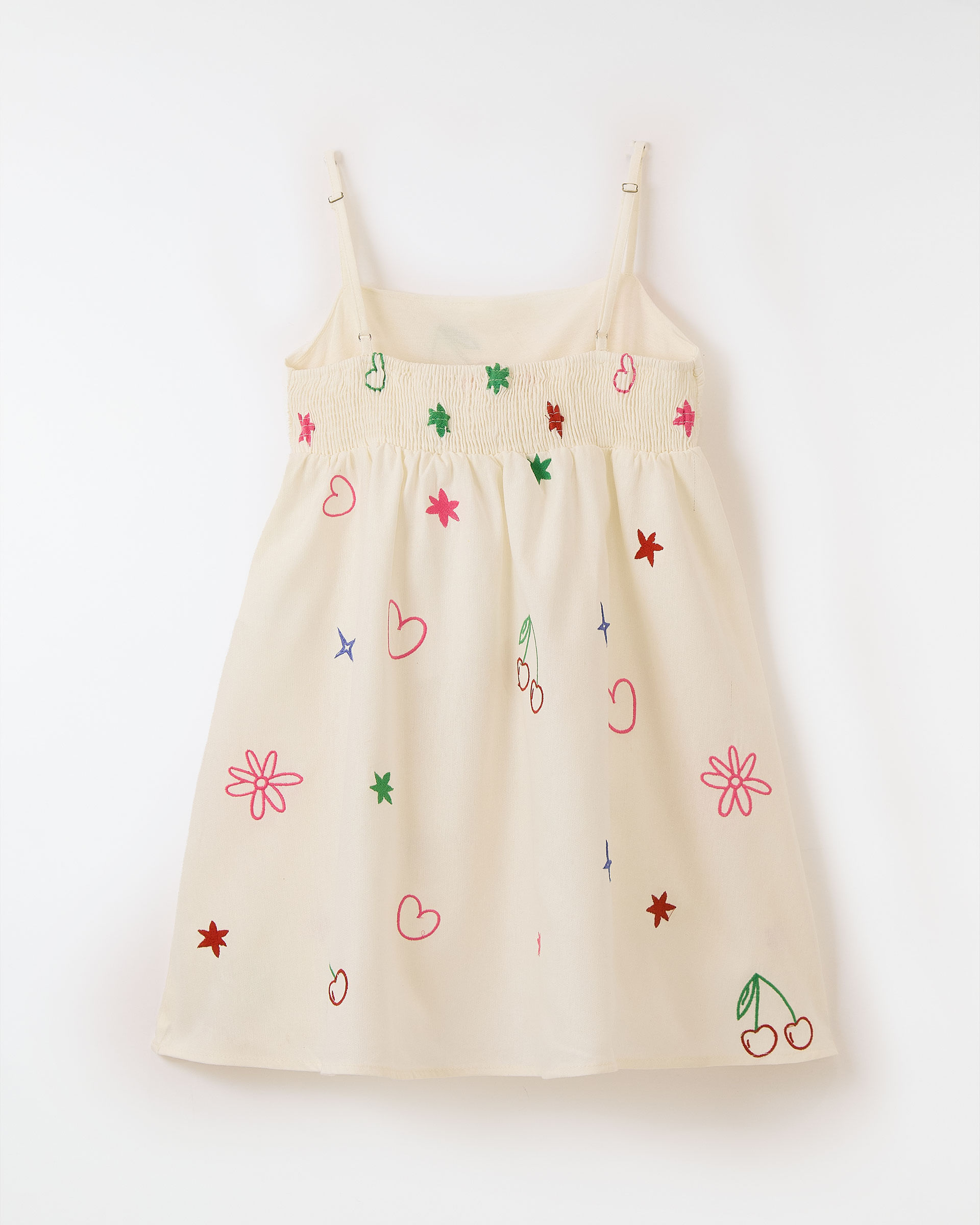 Vestido Bordado Diario Pop