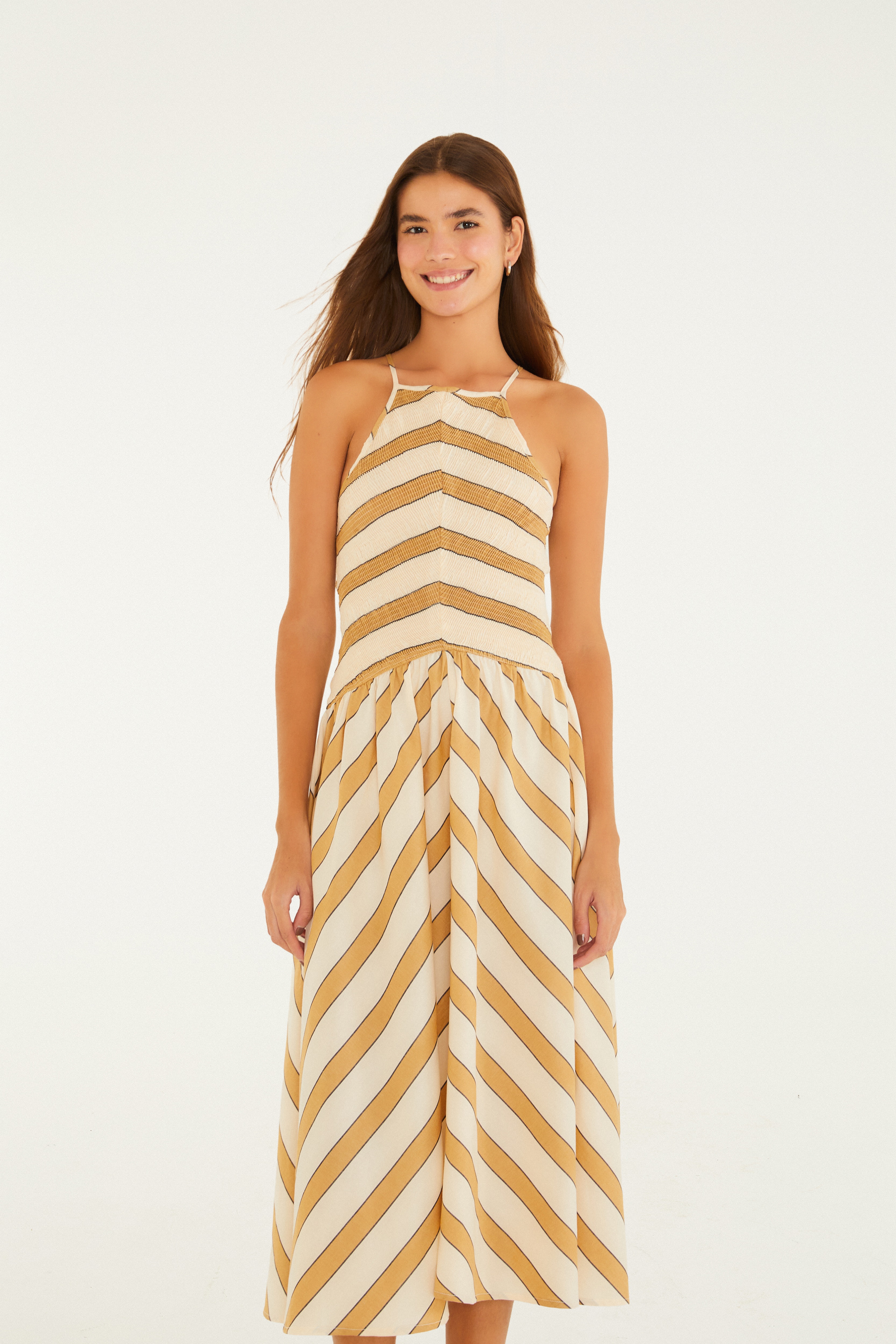 Vestido Listras Lene