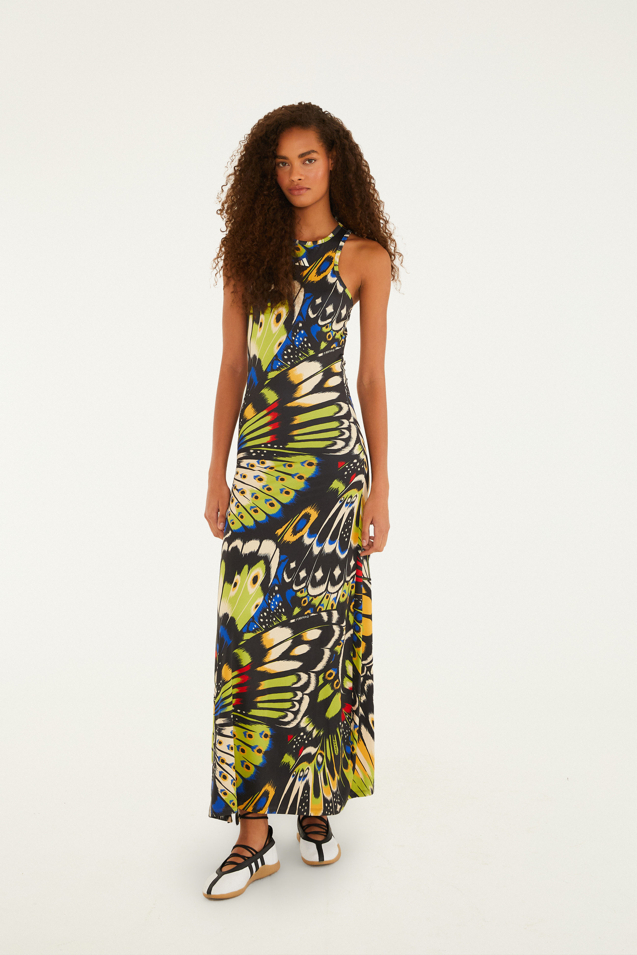 Vestido Midi Adidas Colorfly Green