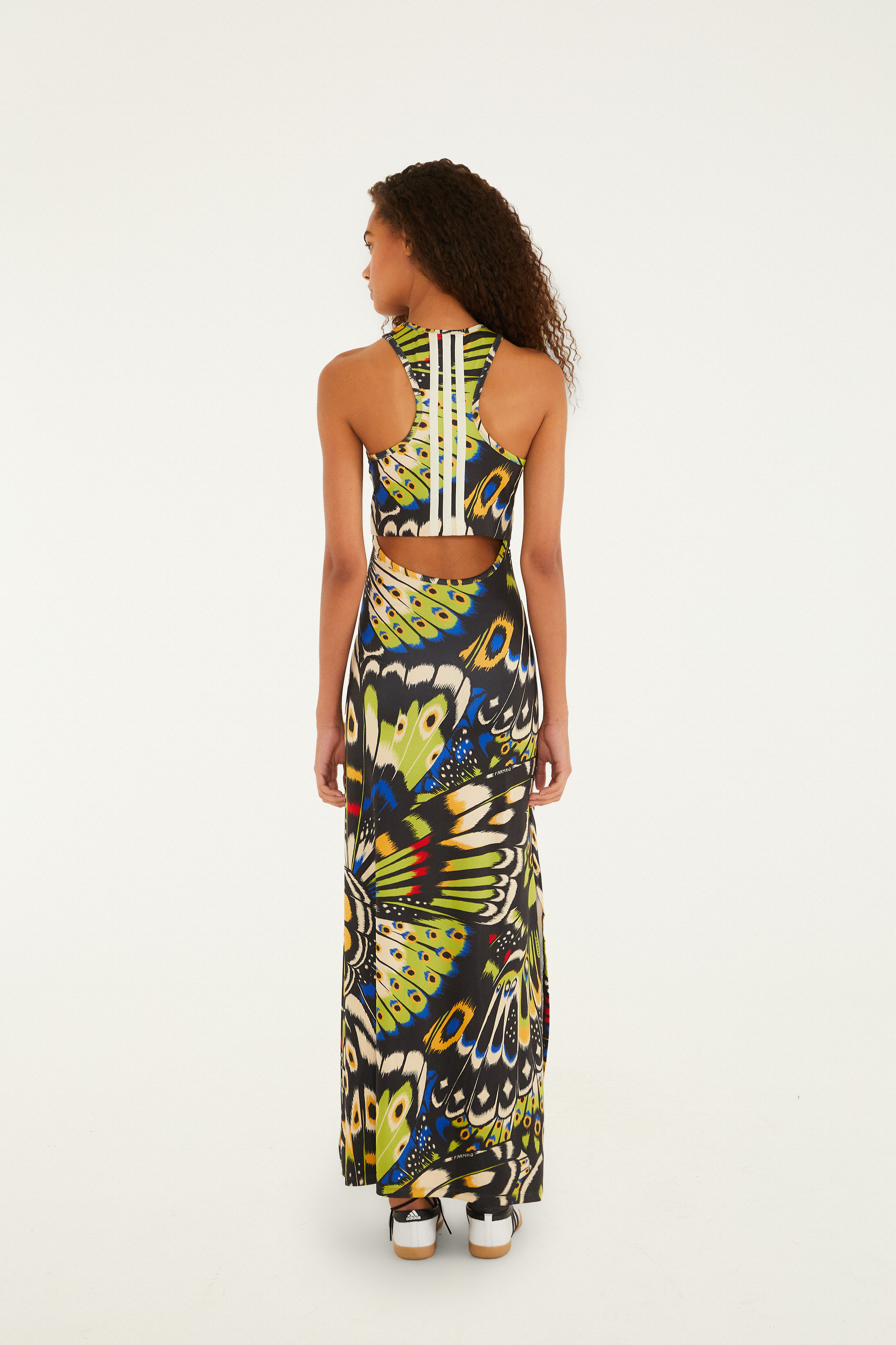 Vestido Midi Adidas Colorfly Green