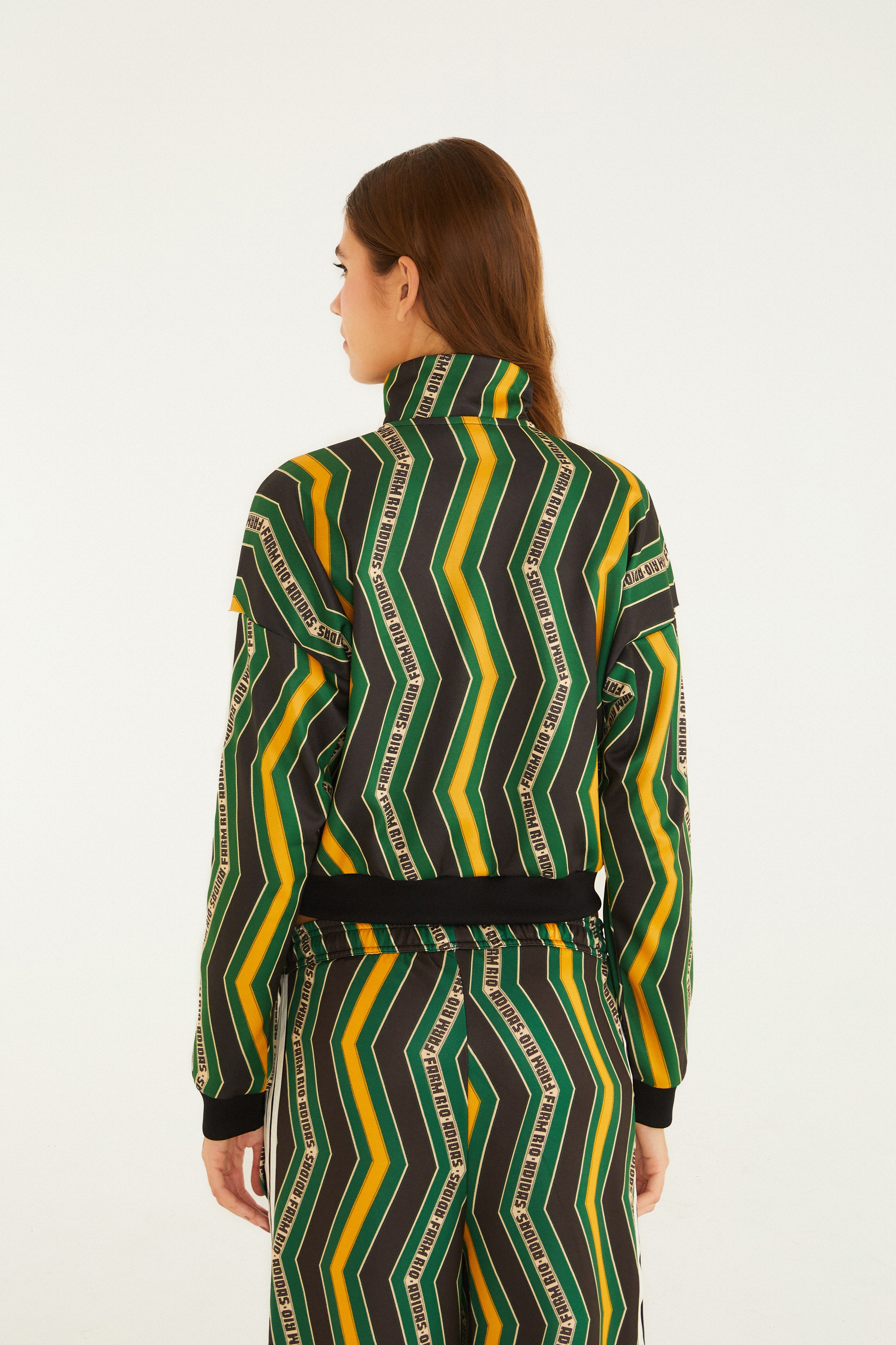 Casaco Adidas Zig Zag Stripes Green