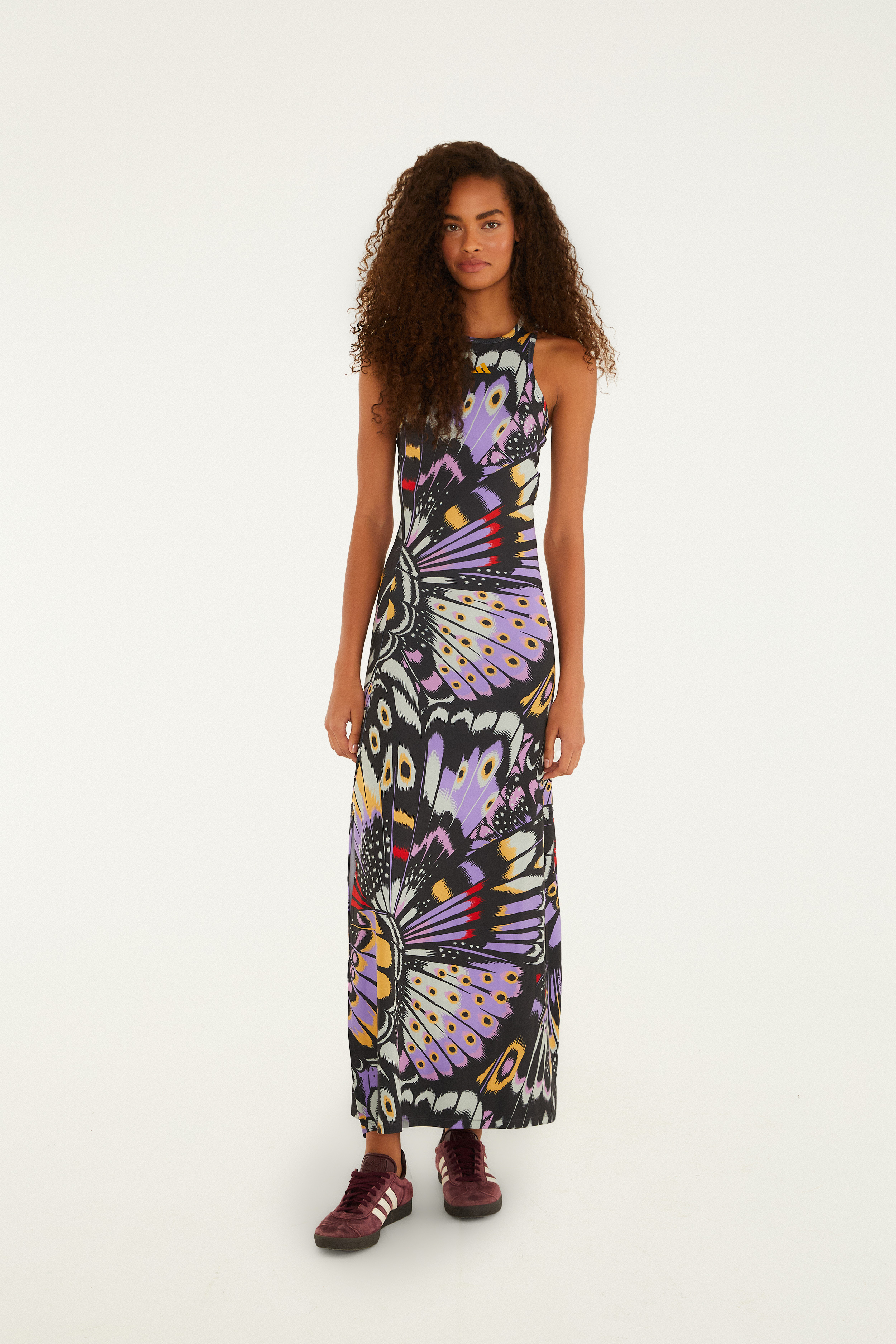 Vestido Midi Adidas Colorfly Lilac