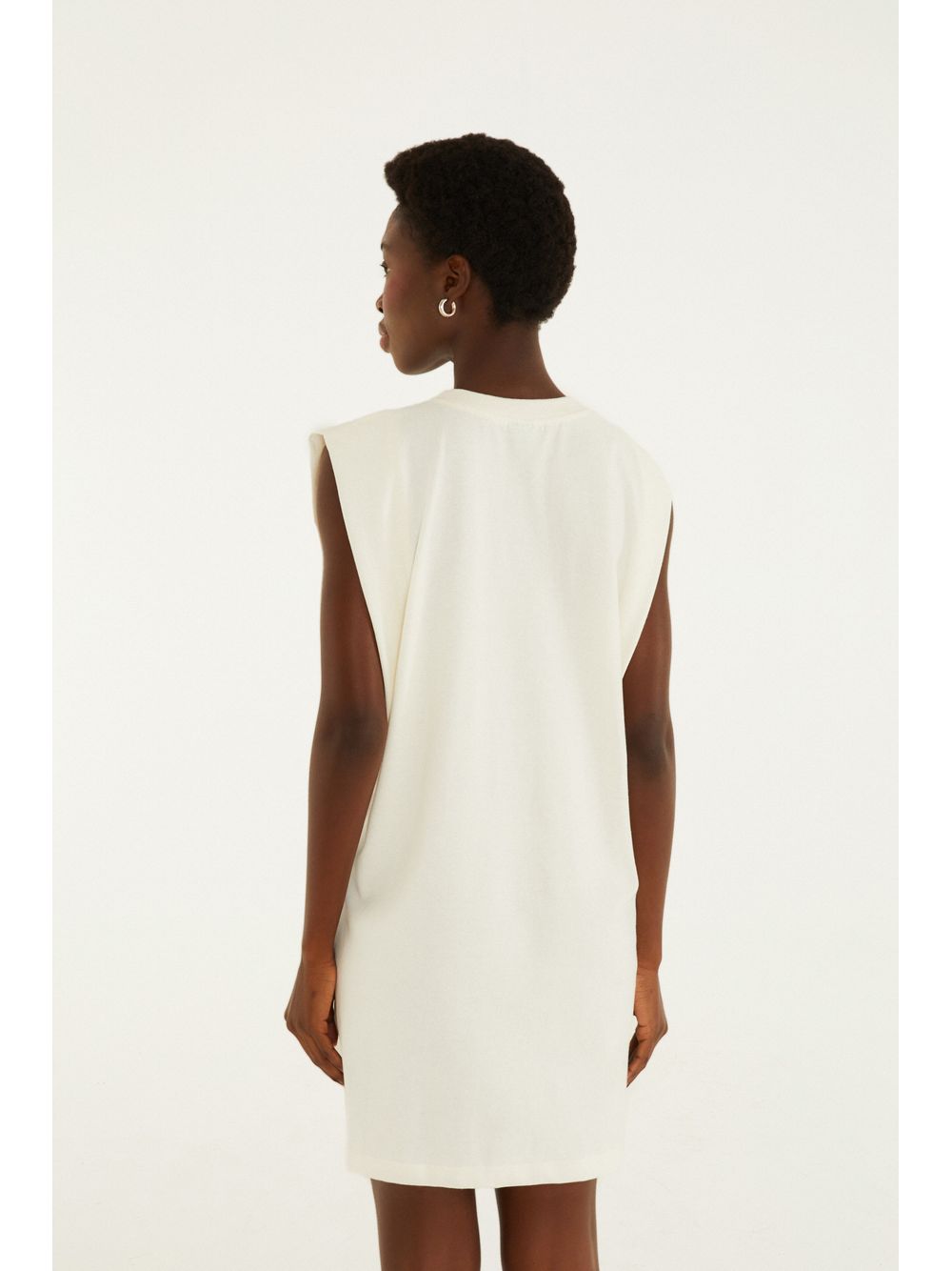 Farm — Vestido Curto Engradados Farm Rio