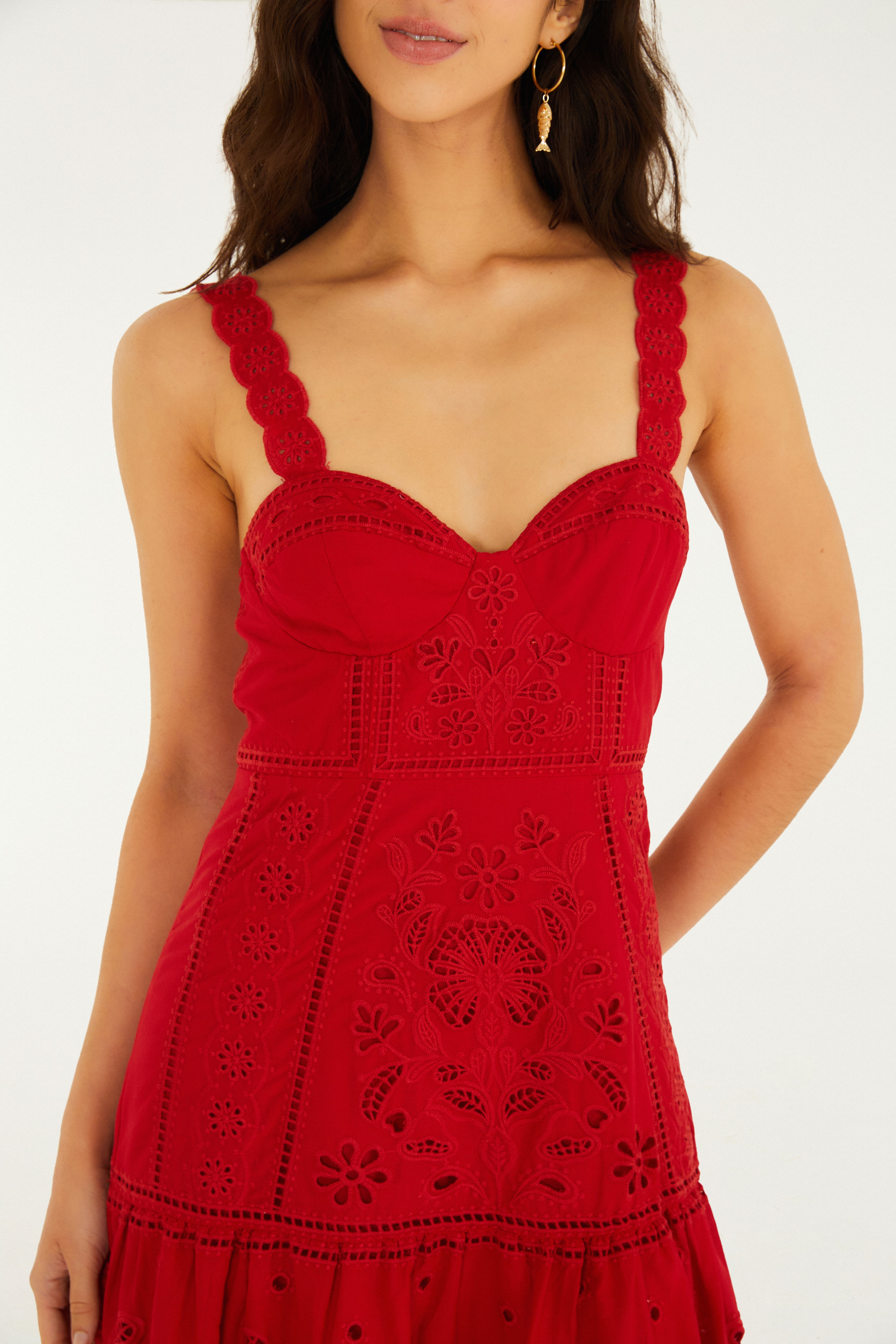 Vestido Richelieu Floral Mariana