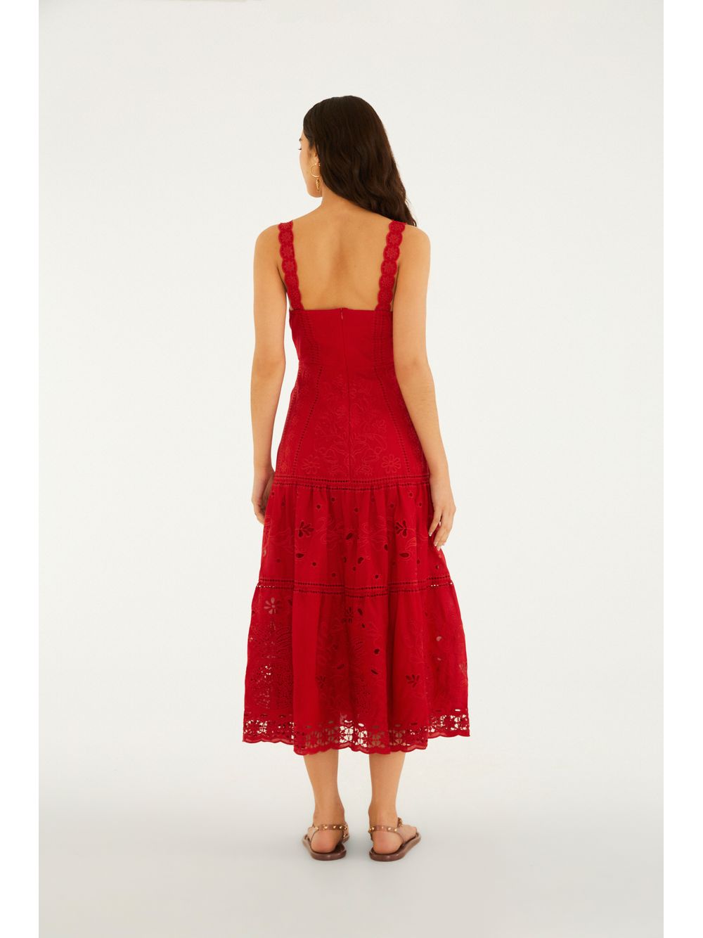 Farm — Vestido Richelieu Floral Mariana