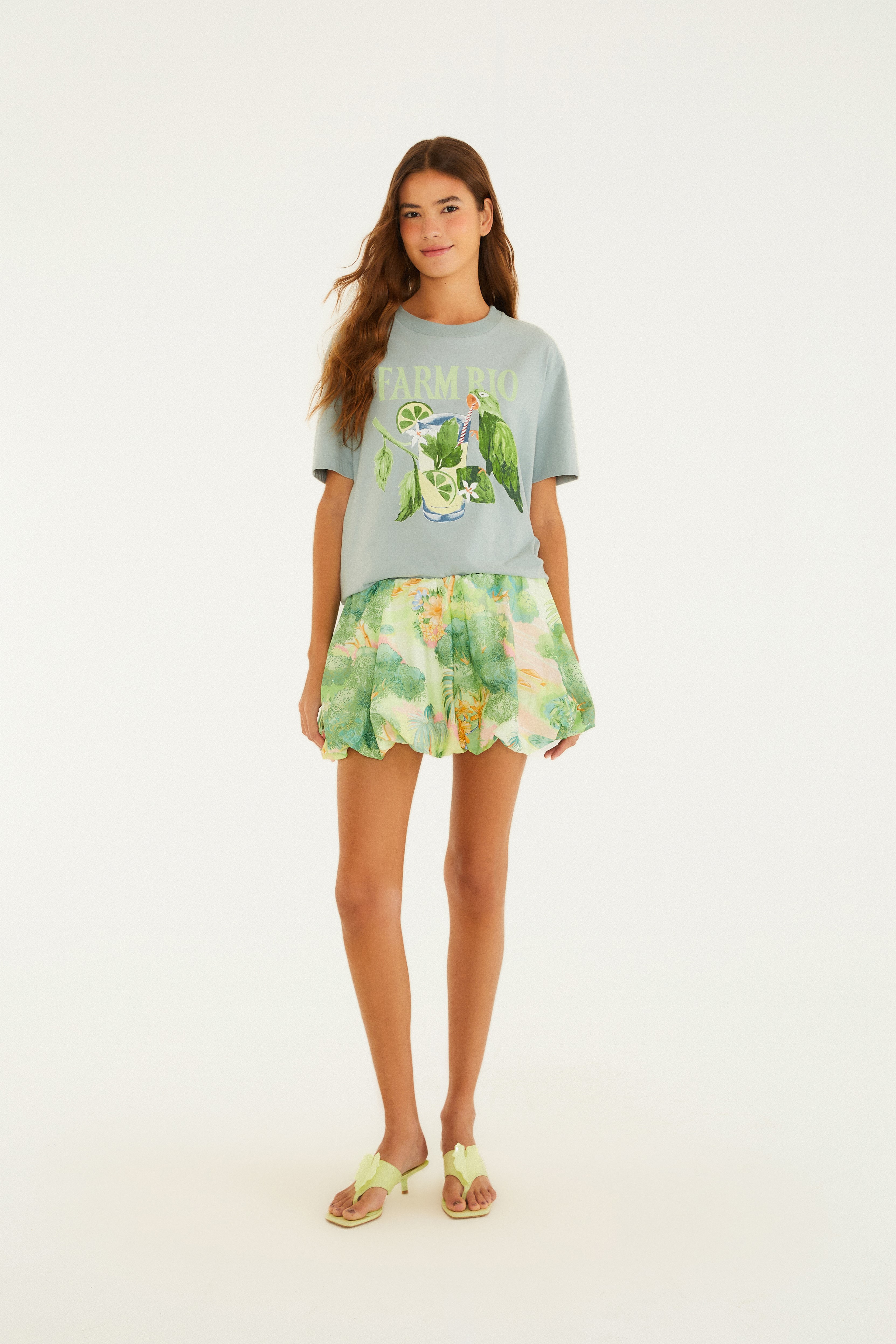 T-Shirt Média Mojito Farm Rio