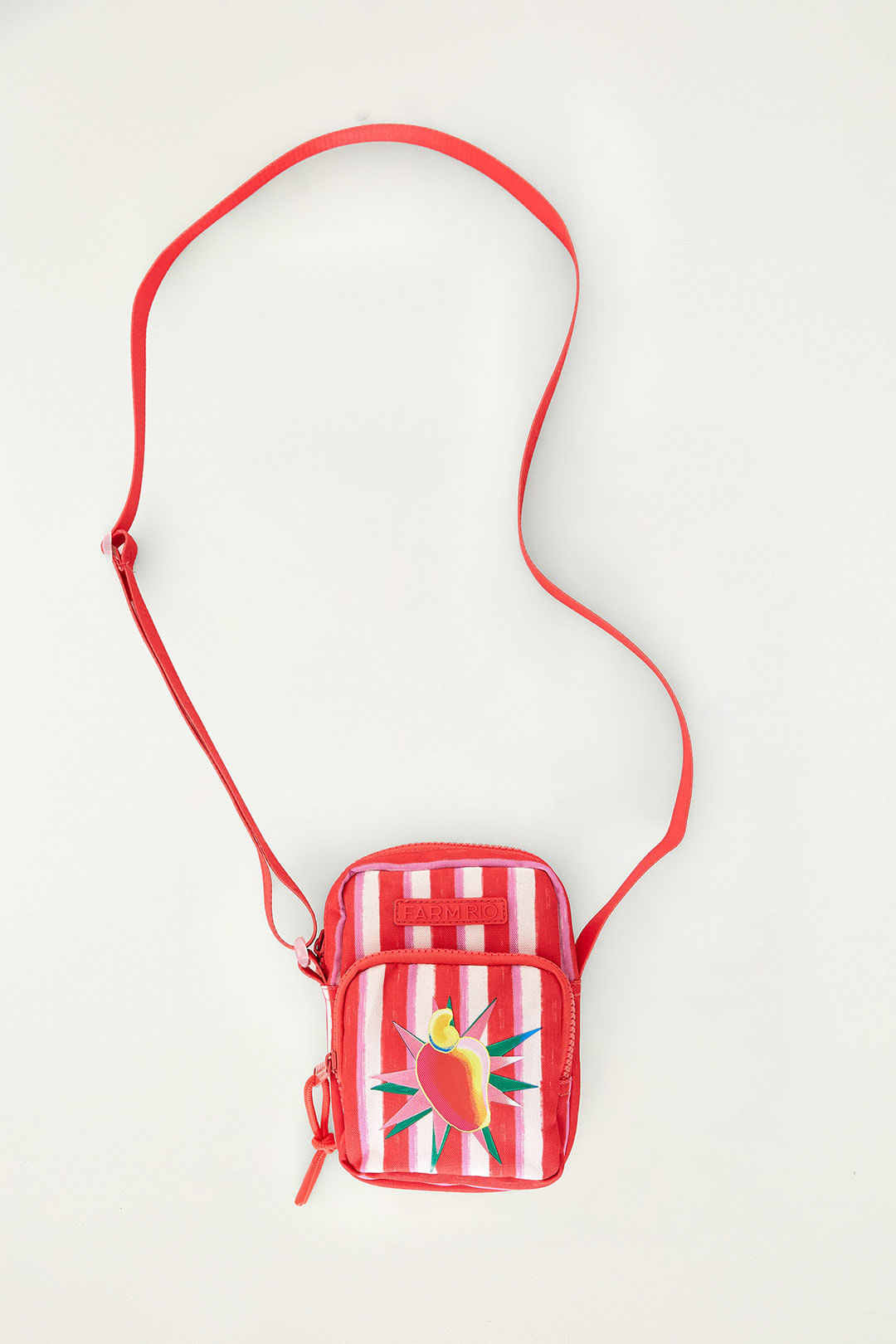 Bolsa Da Gema Listrado Rosa Silk Caju