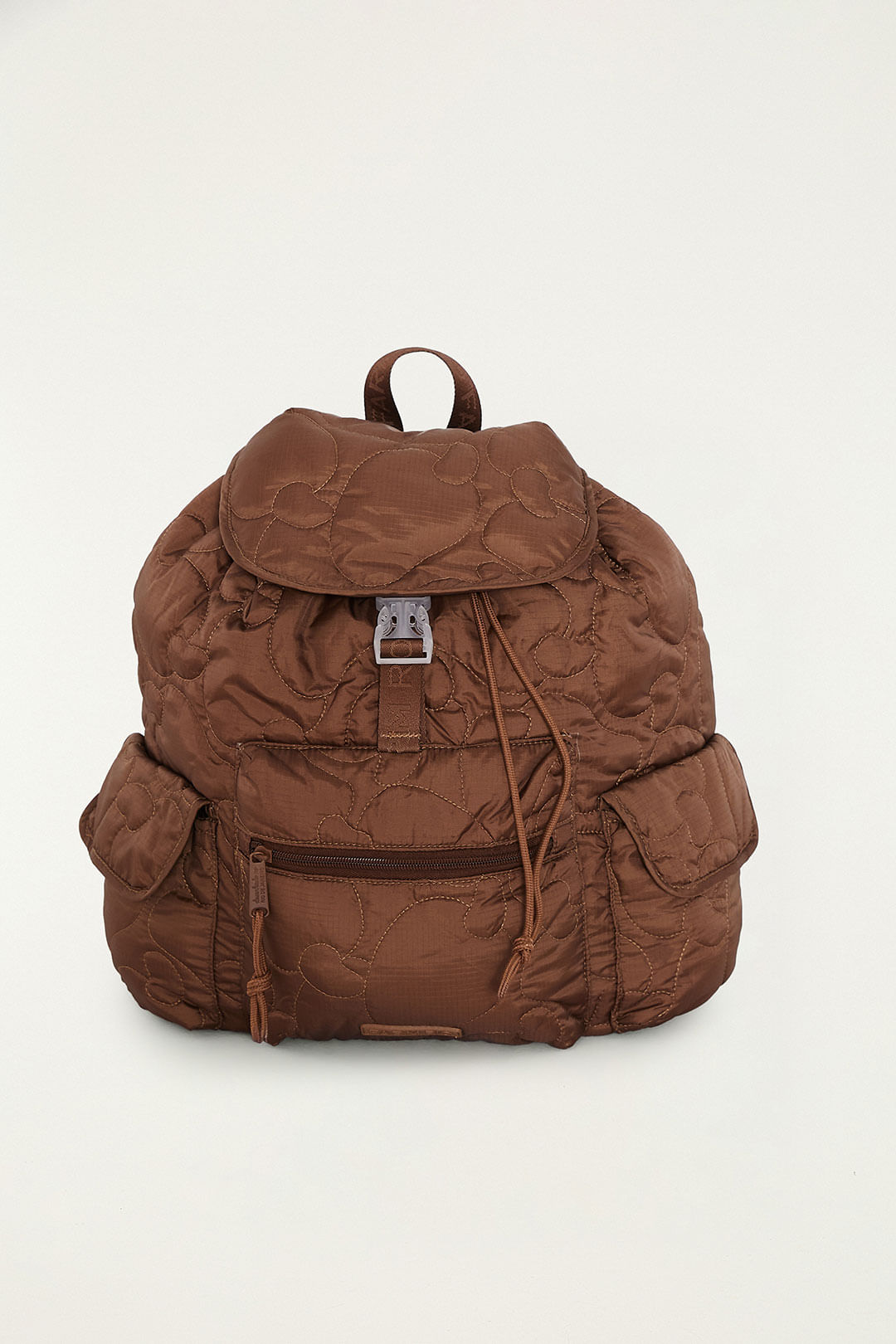 Bolsa Pipoca Puffer Marrom