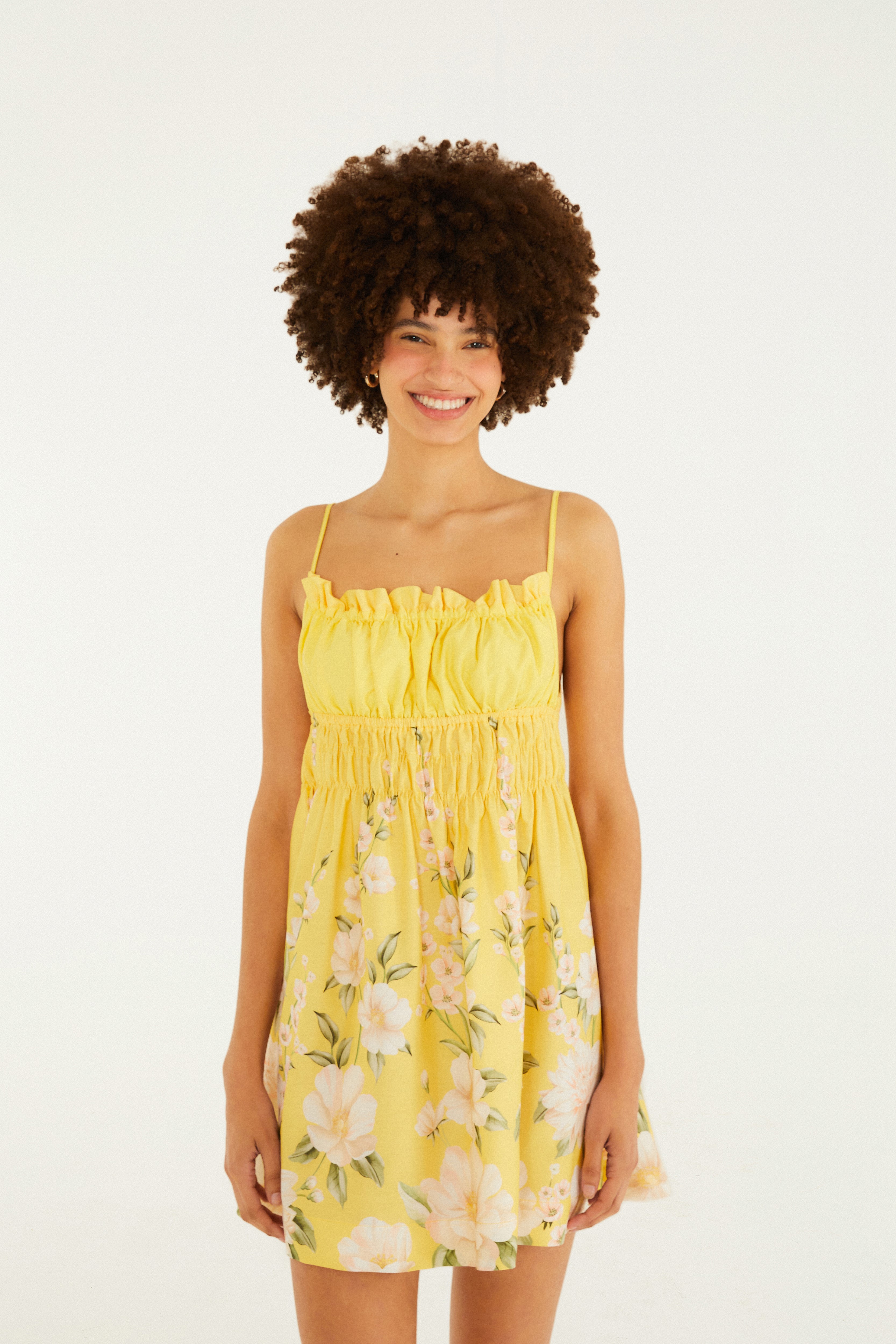 Vestido Curto Estampado Gabrielle