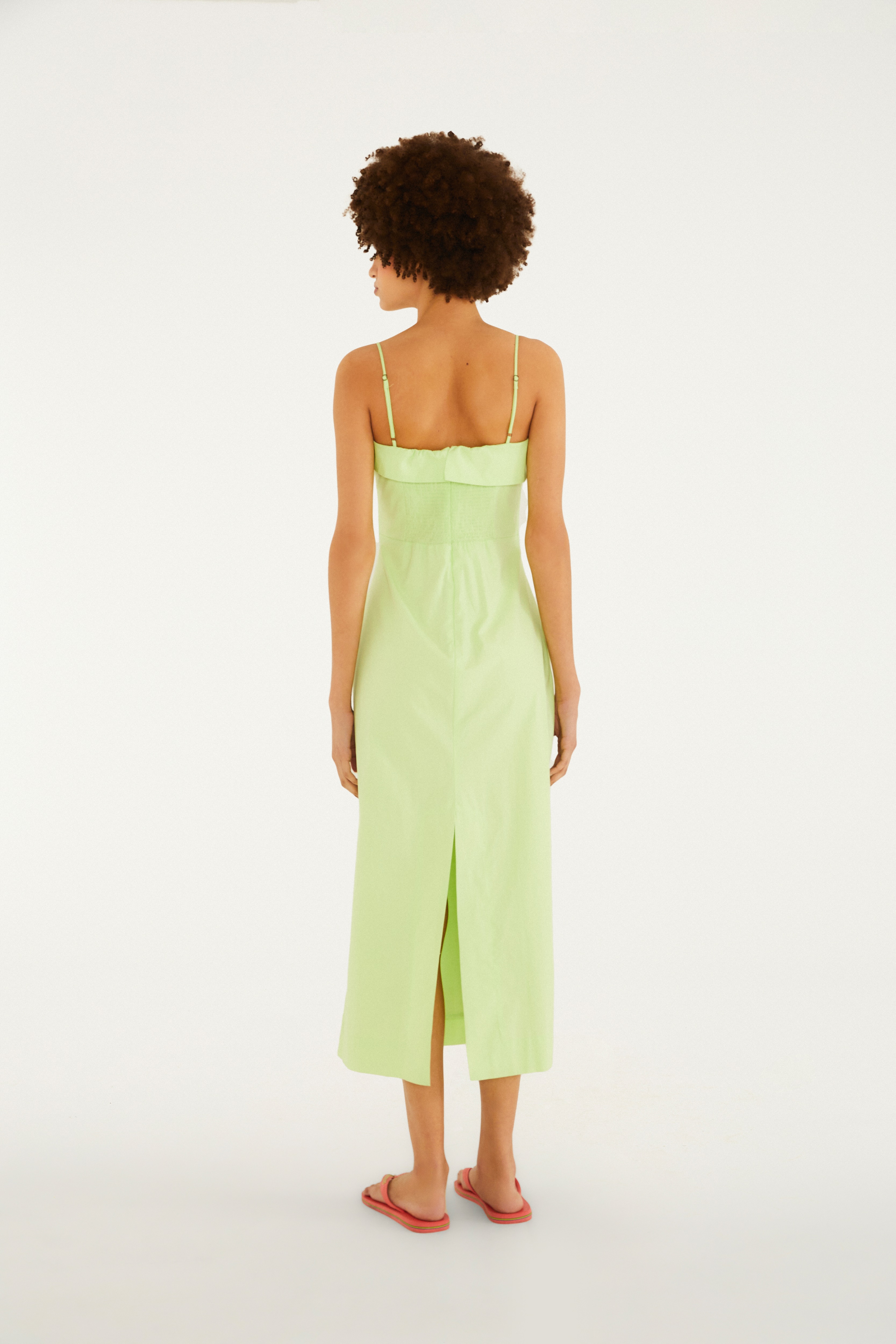 Vestido Alcinhas Reto