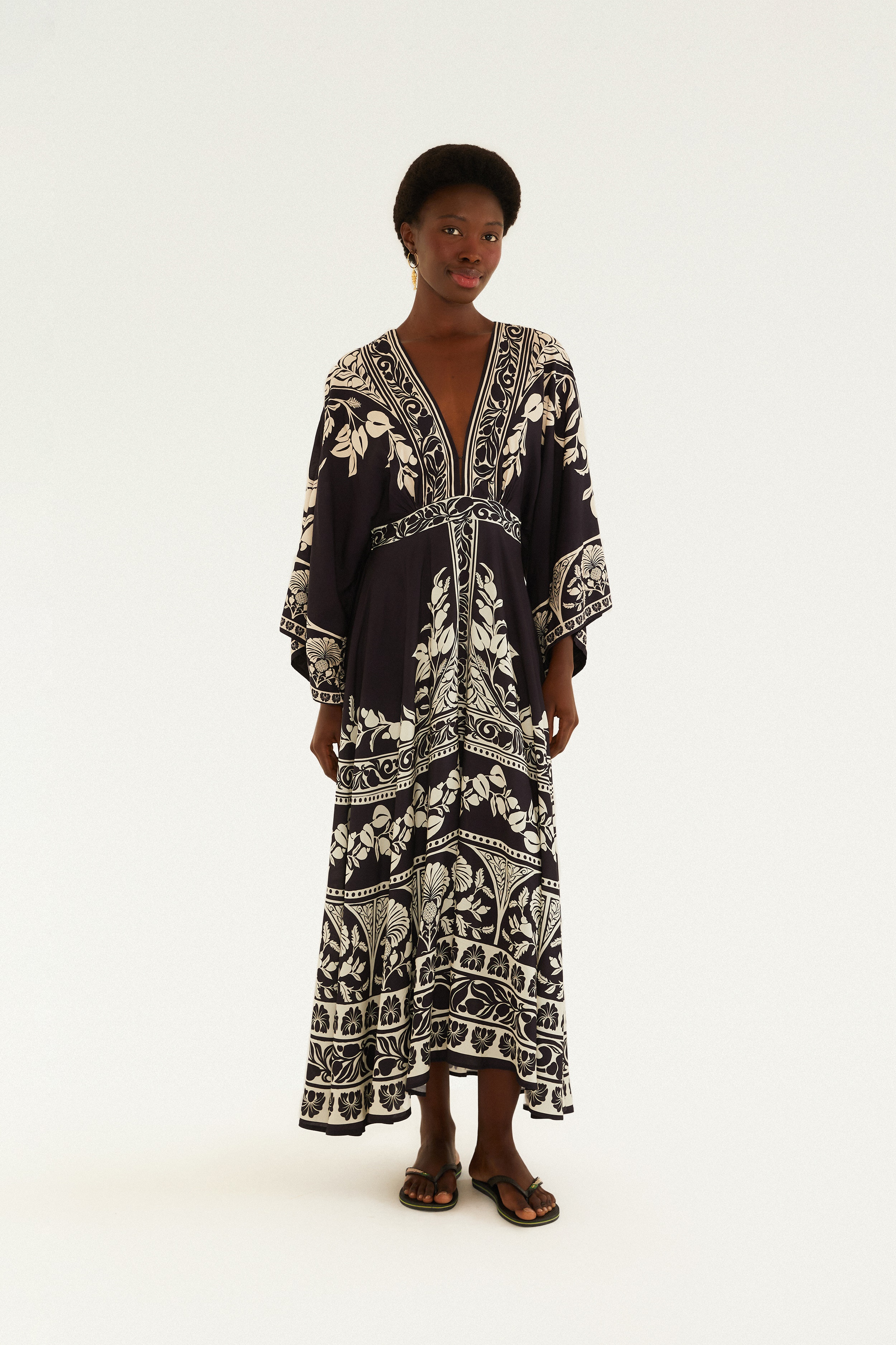 Vestido Midi Estampado Sintra