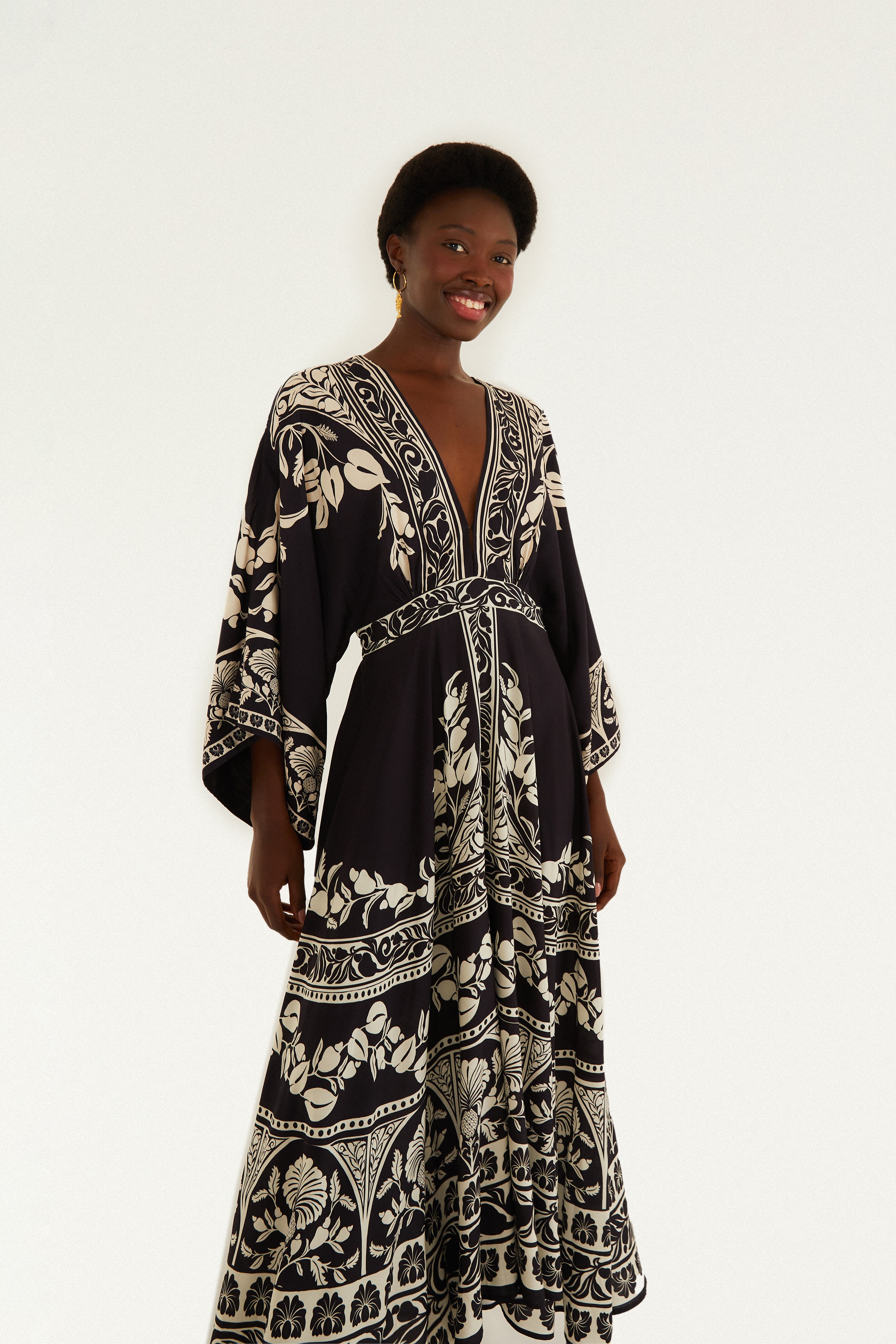 Vestido Midi Estampado Sintra