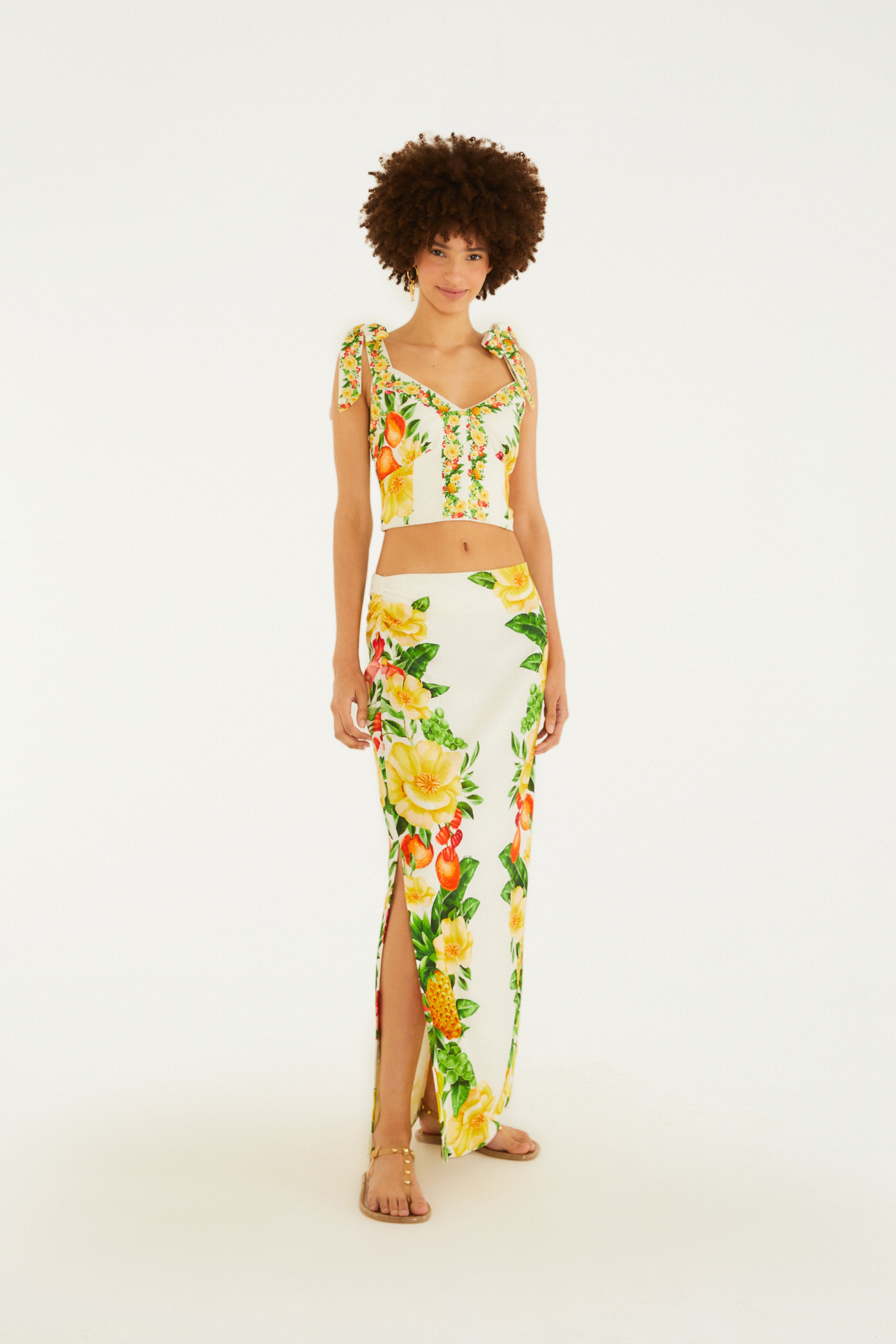 Blusa Estampada Floral Picnic