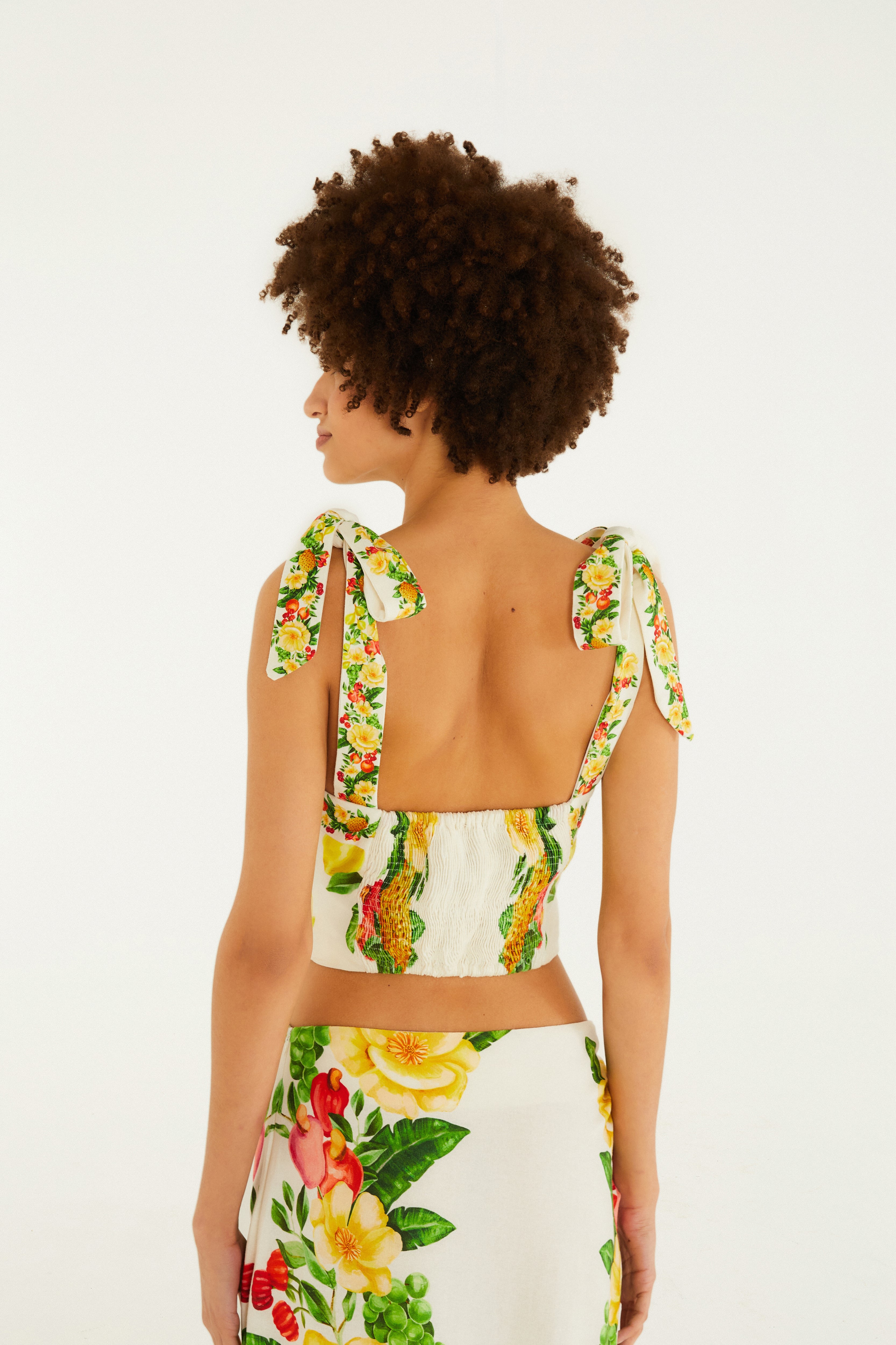 Blusa Estampada Floral Picnic