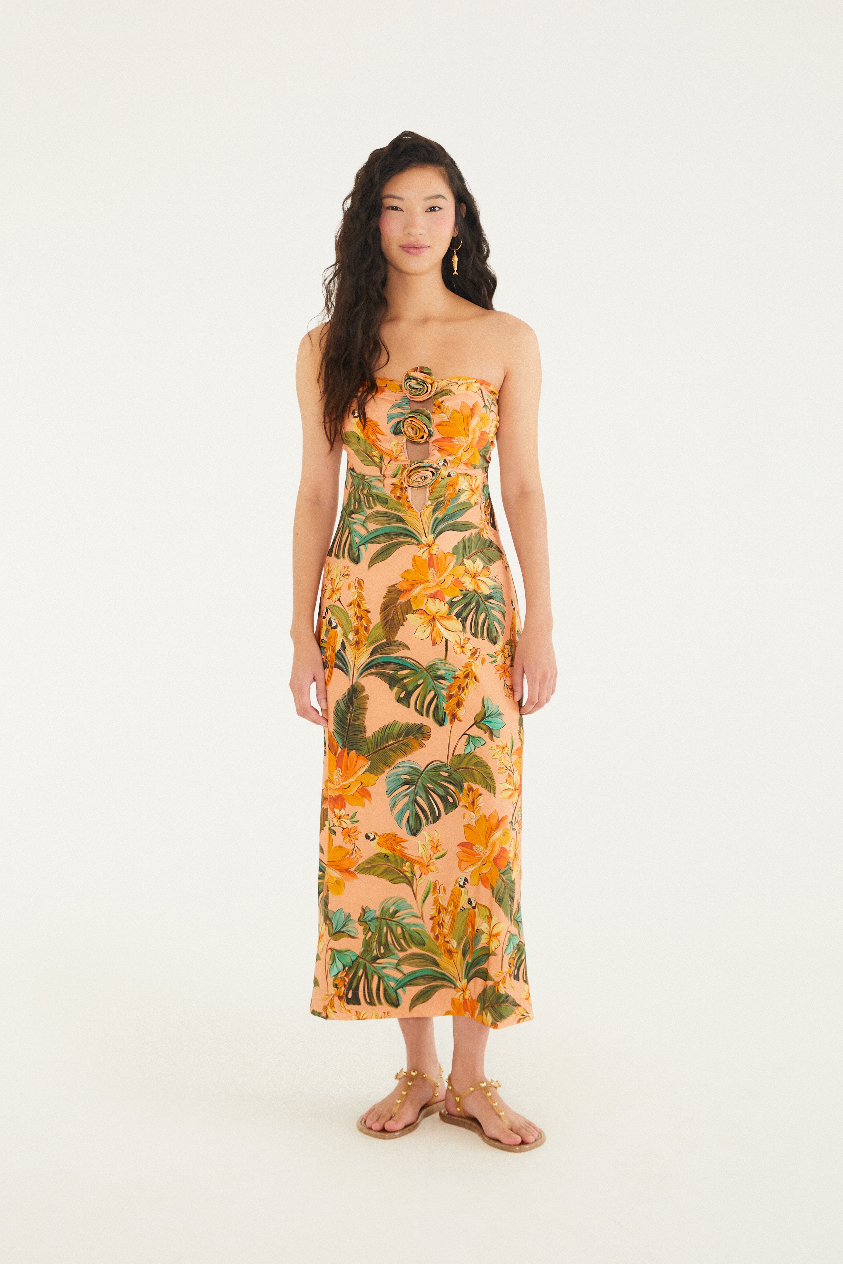 Vestido Flor Canto Dos Pássaros