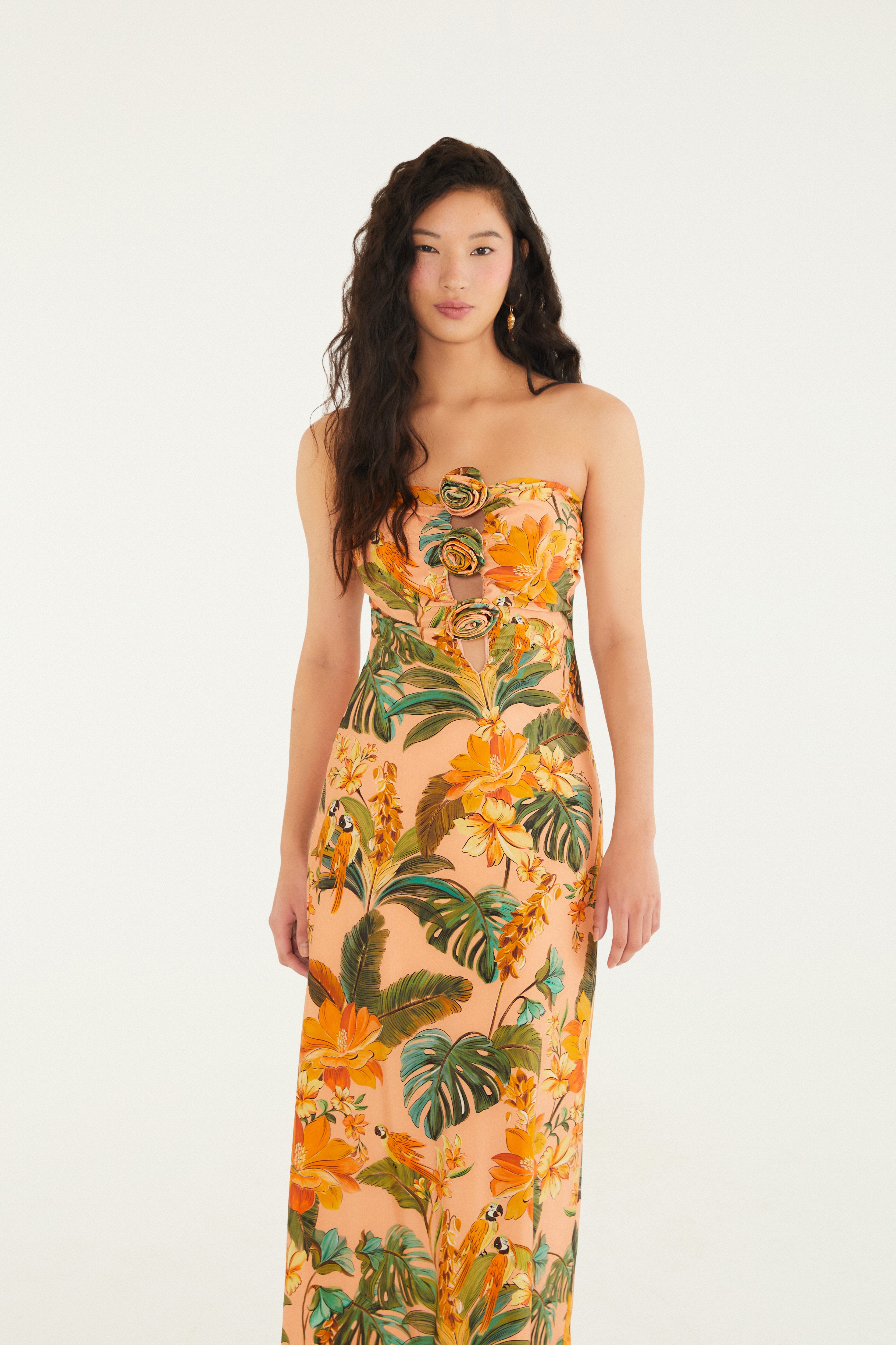 Vestido Flor Canto Dos Pássaros