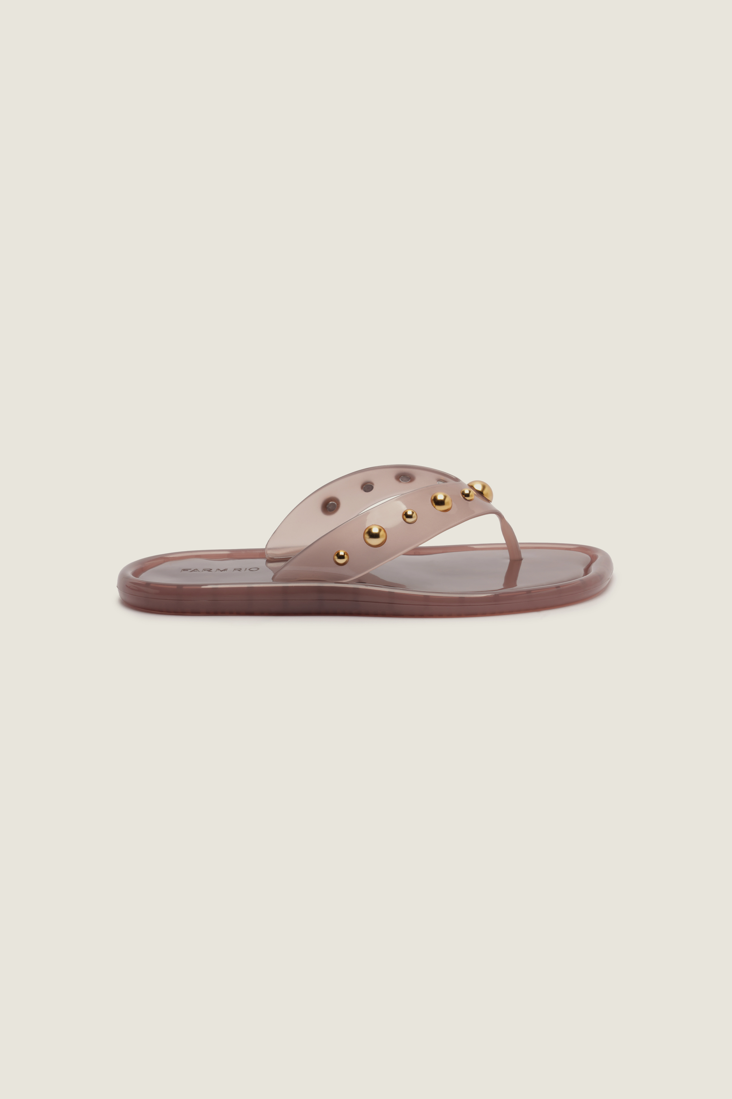 Sandália Flip Flop Jelly Tachas