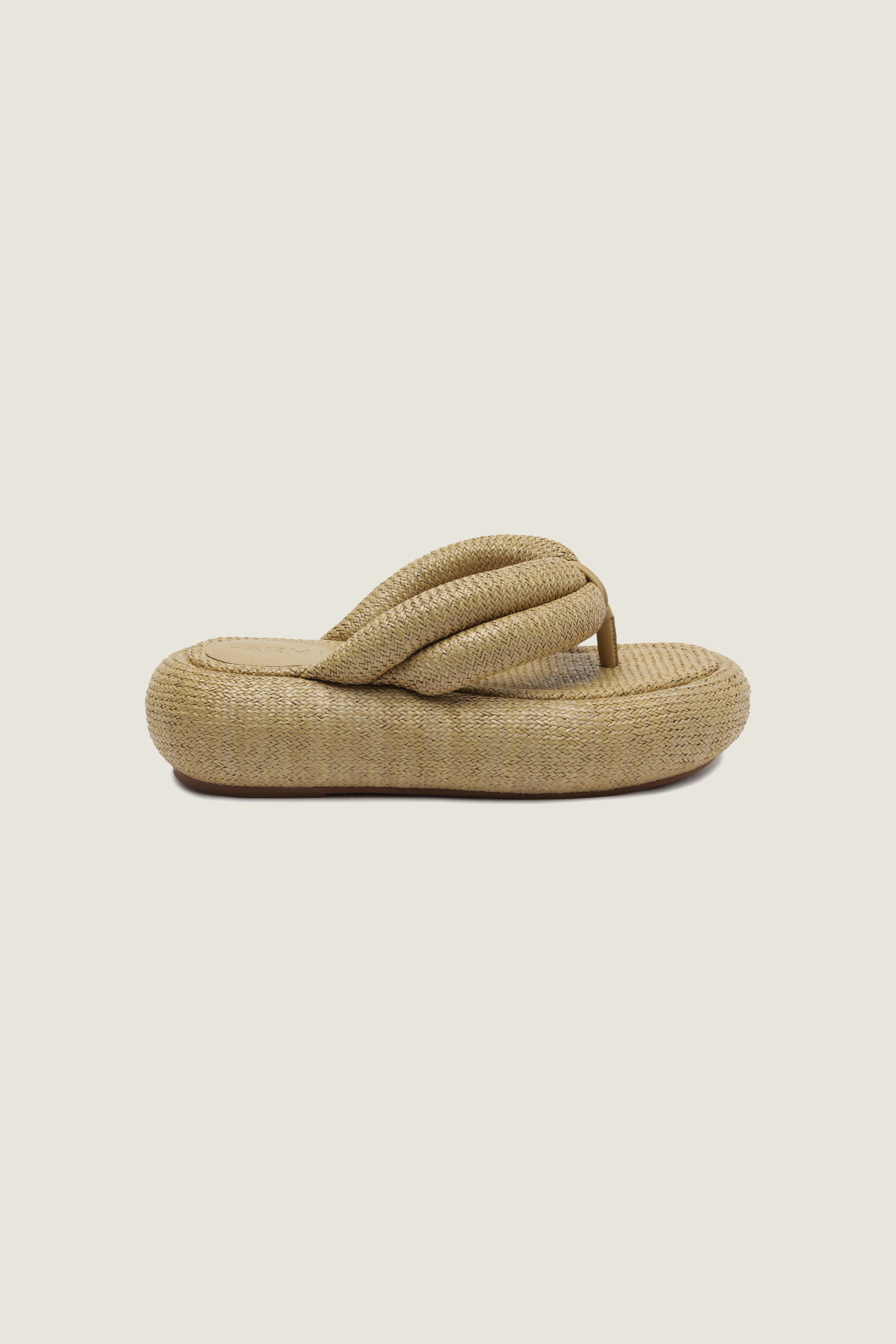 Sandália Katita Flatform Ráfia