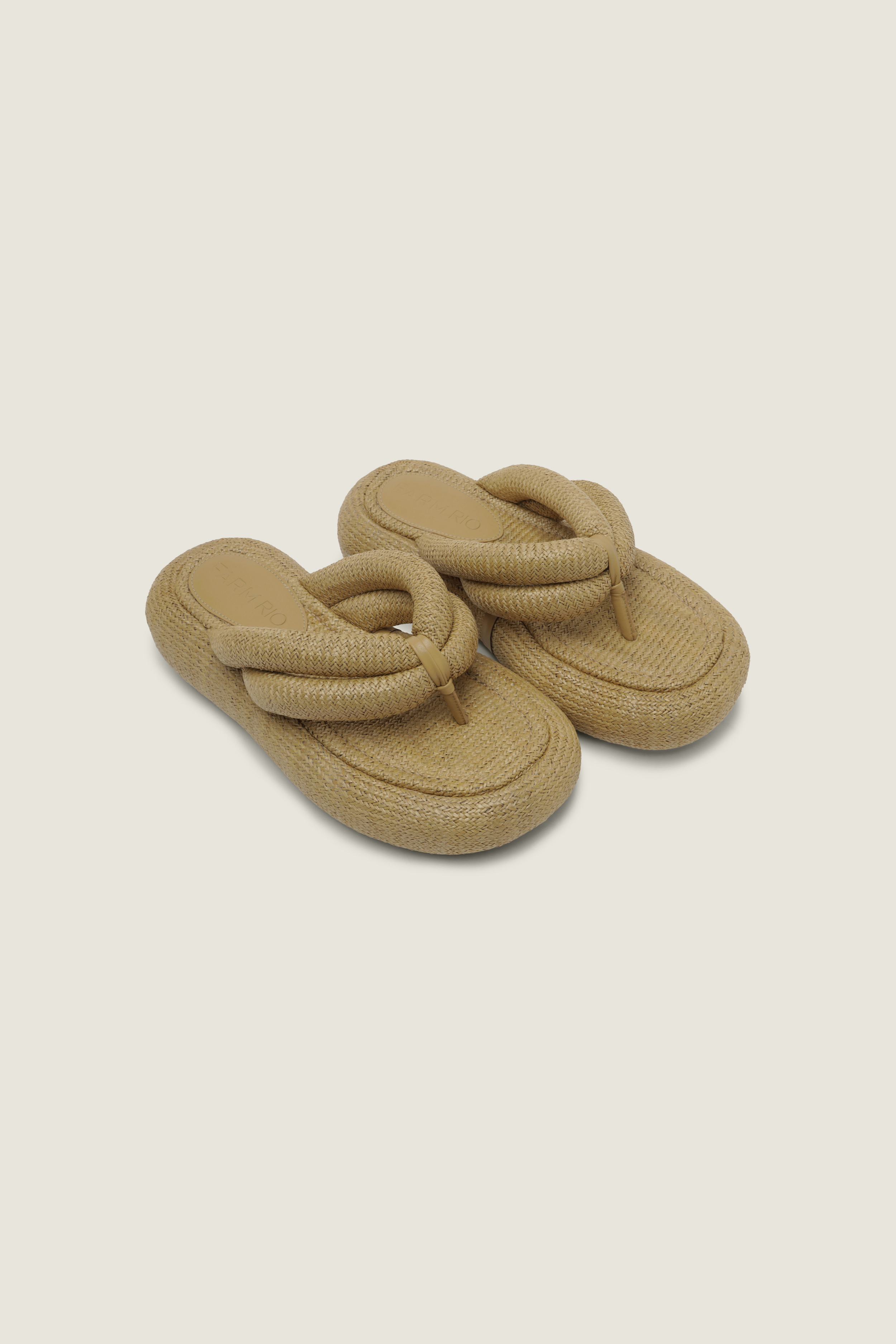 Sandália Katita Flatform Ráfia