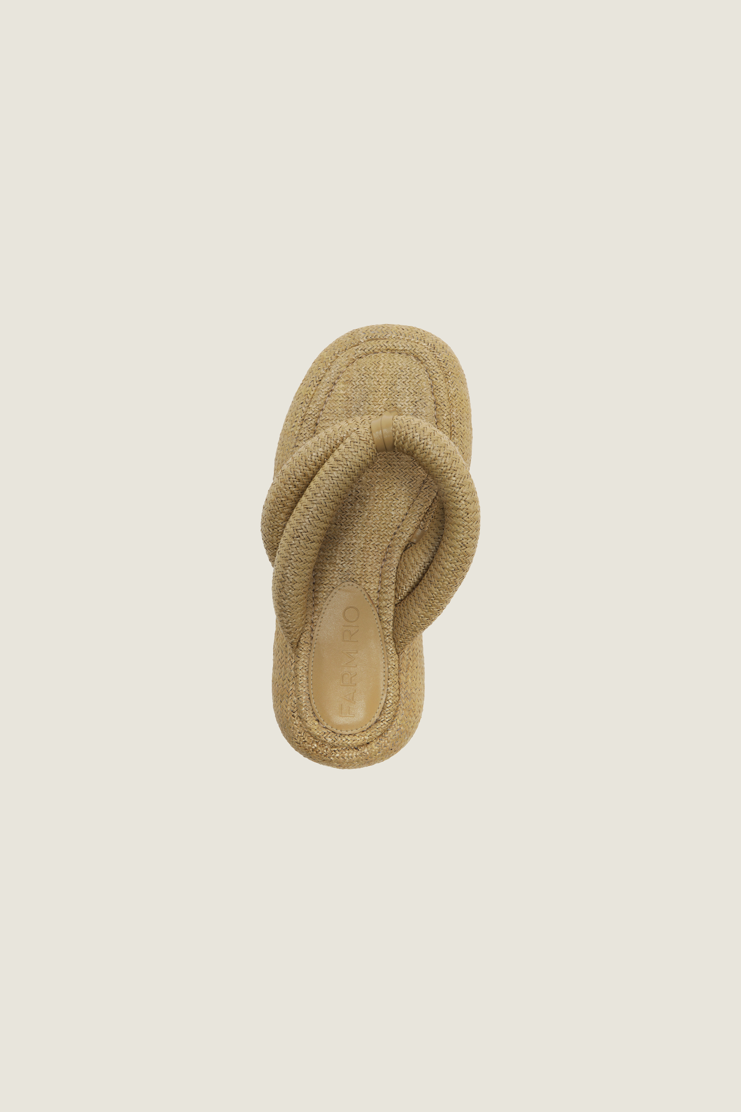 Sandália Katita Flatform Ráfia
