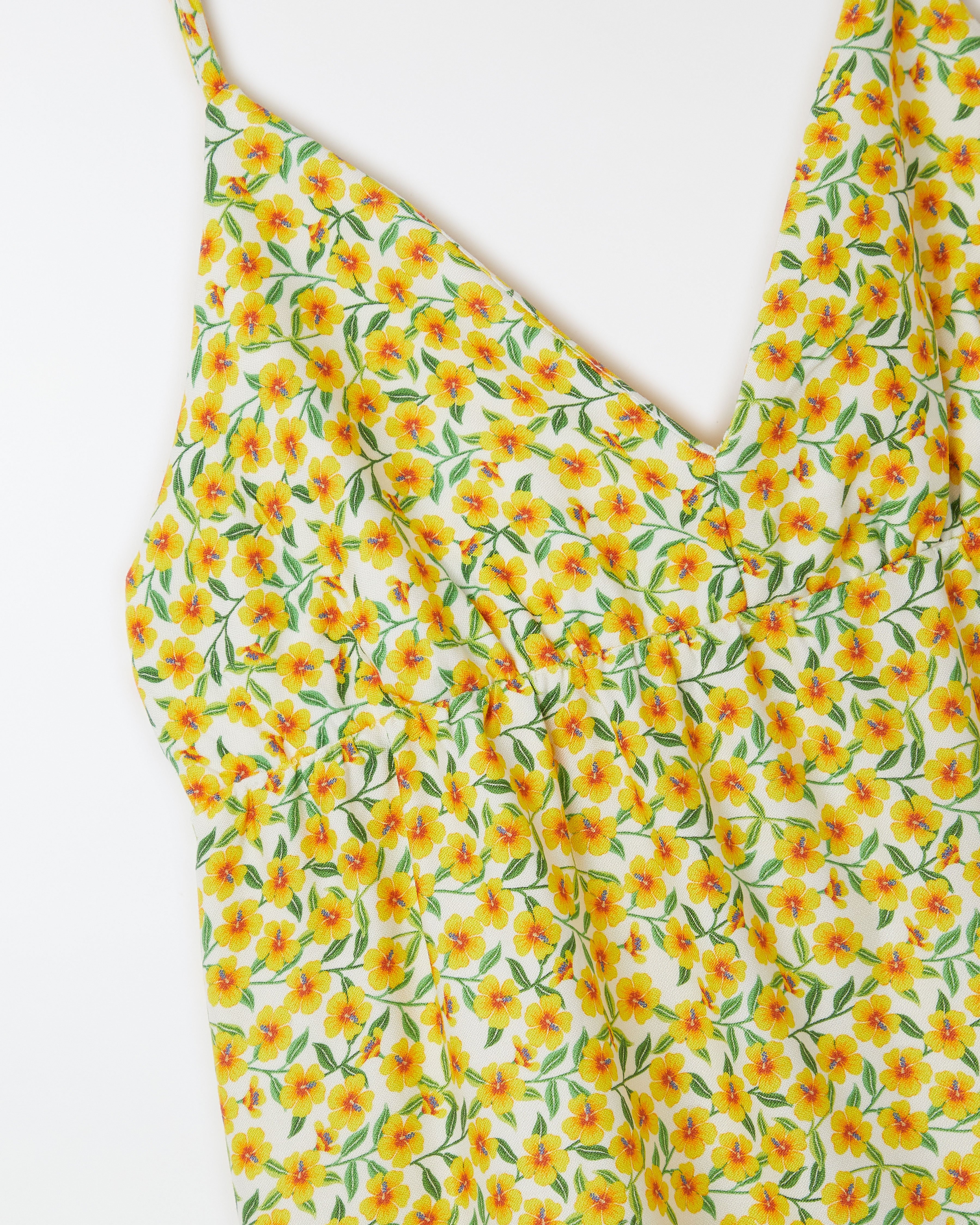 Vestido Hibiscos Mini