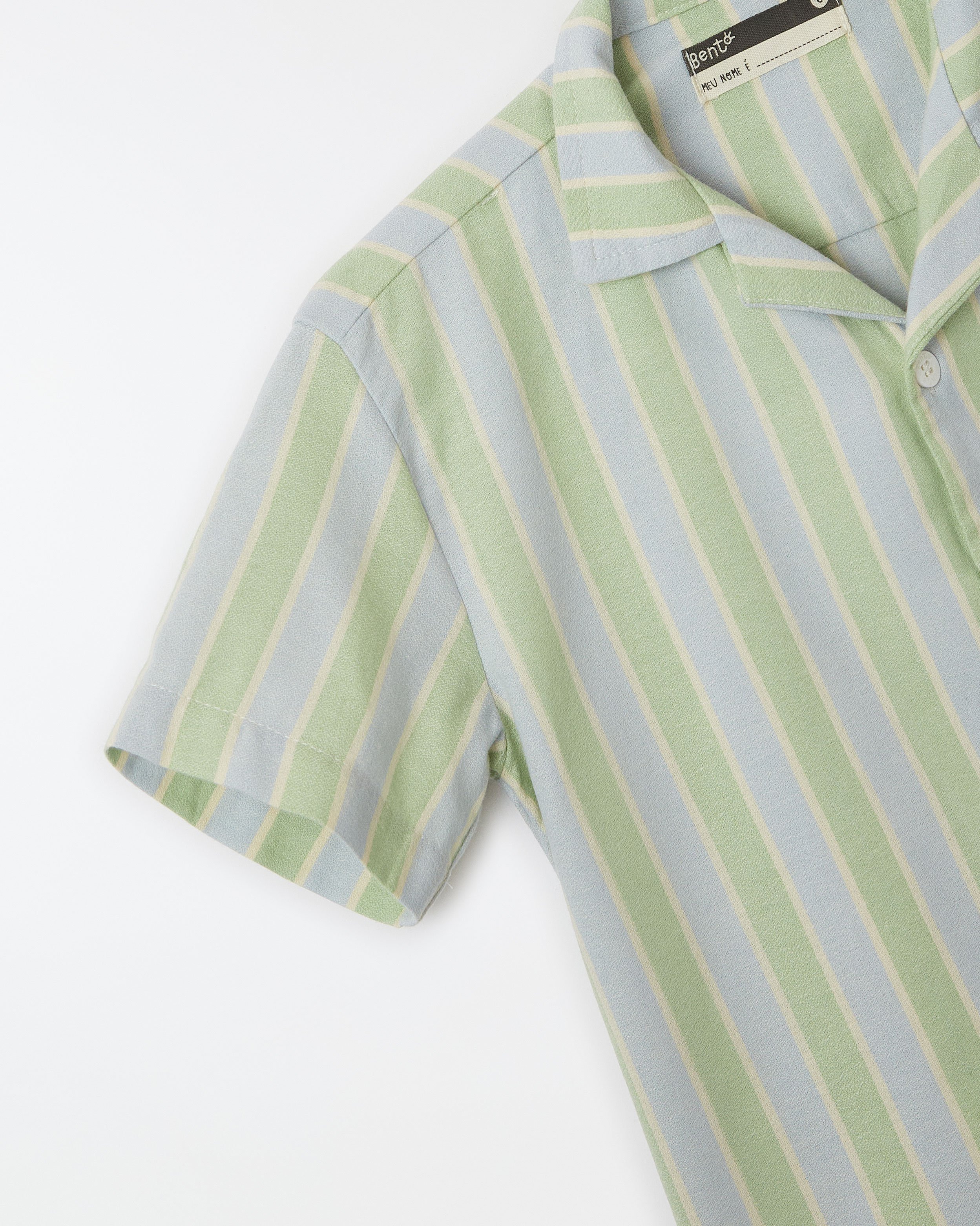 Camisa Fio Tinto Listrado Jardim Doce