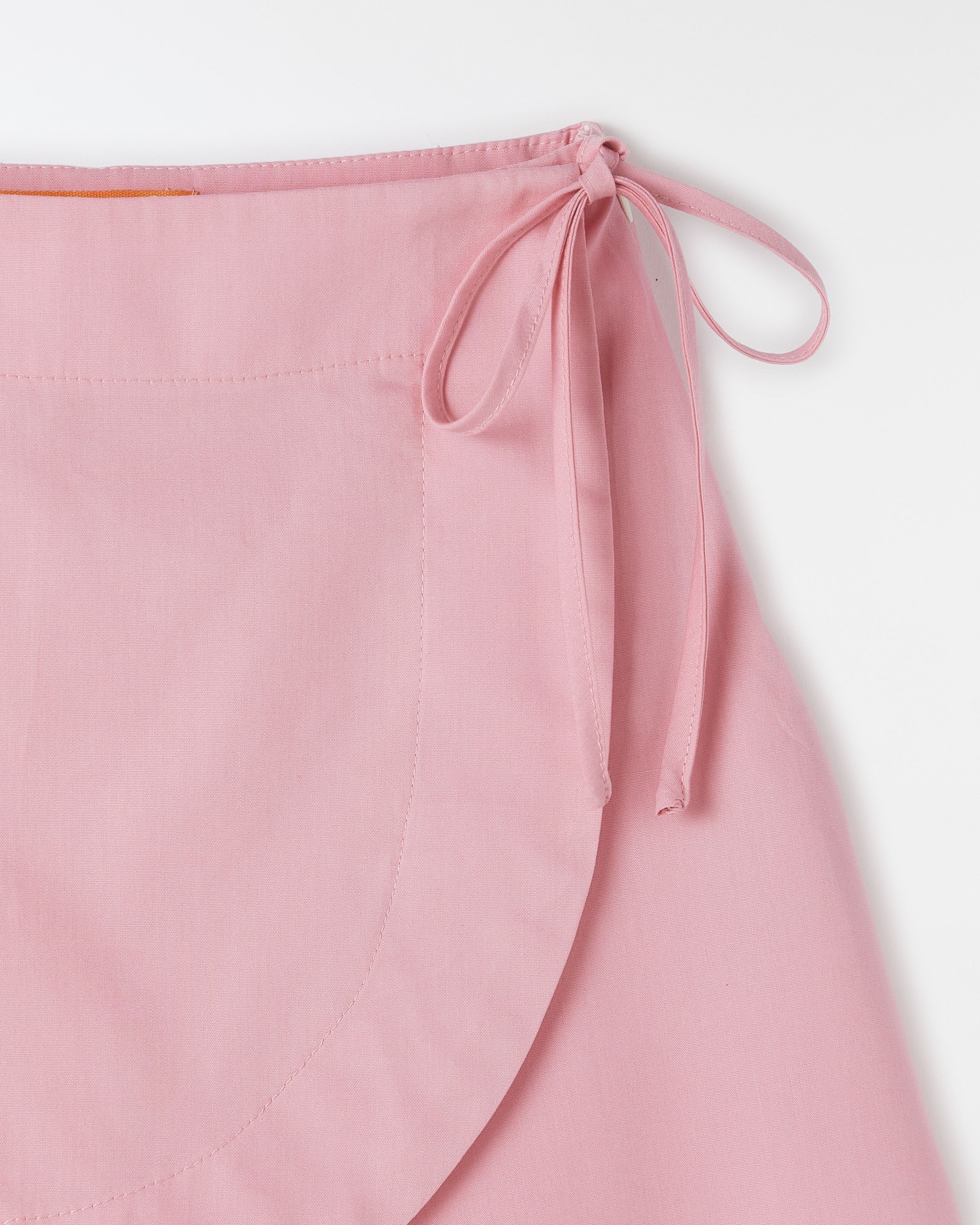 Short Saia Liso Rosa