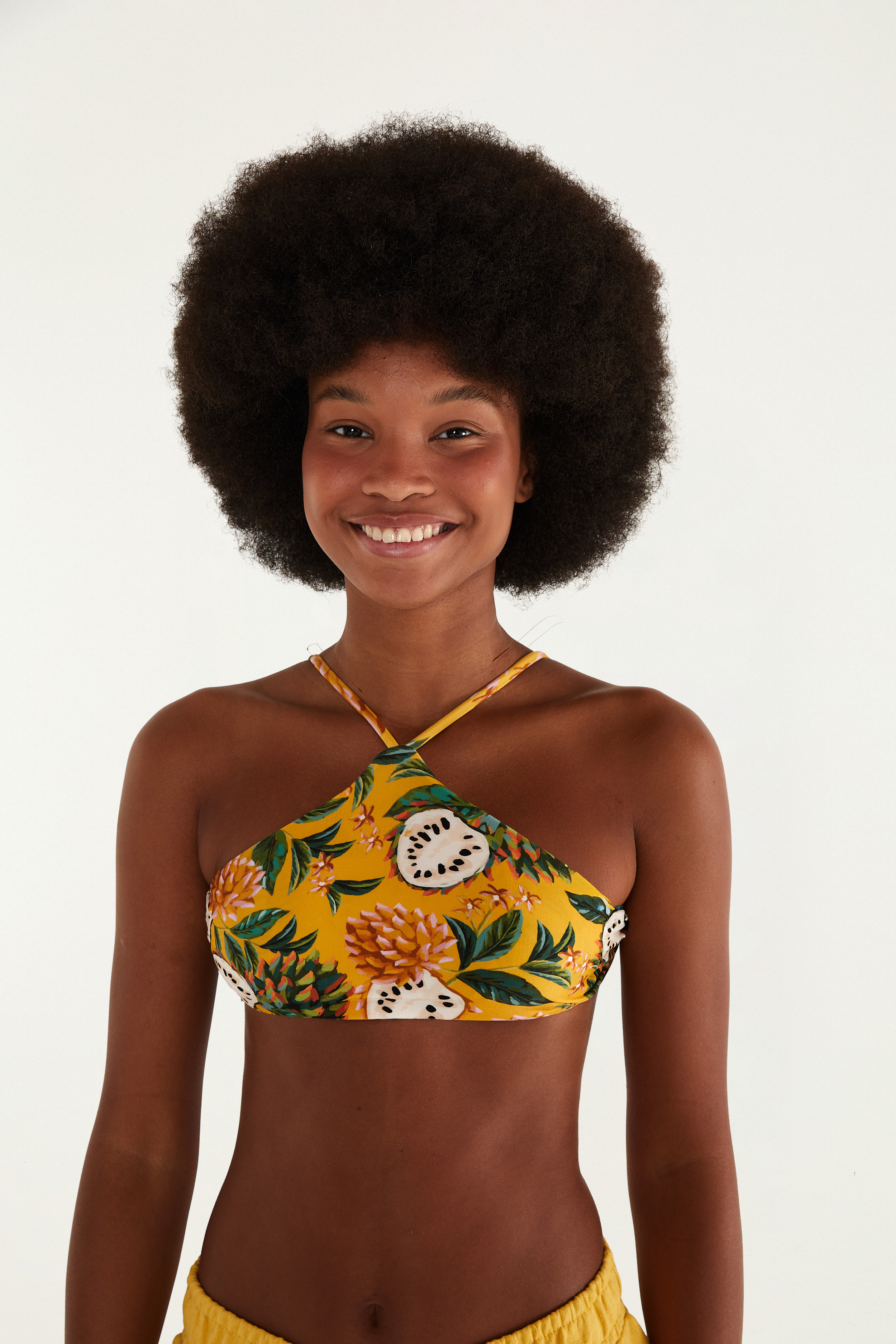 Top Triângulo Lycra Biribá
