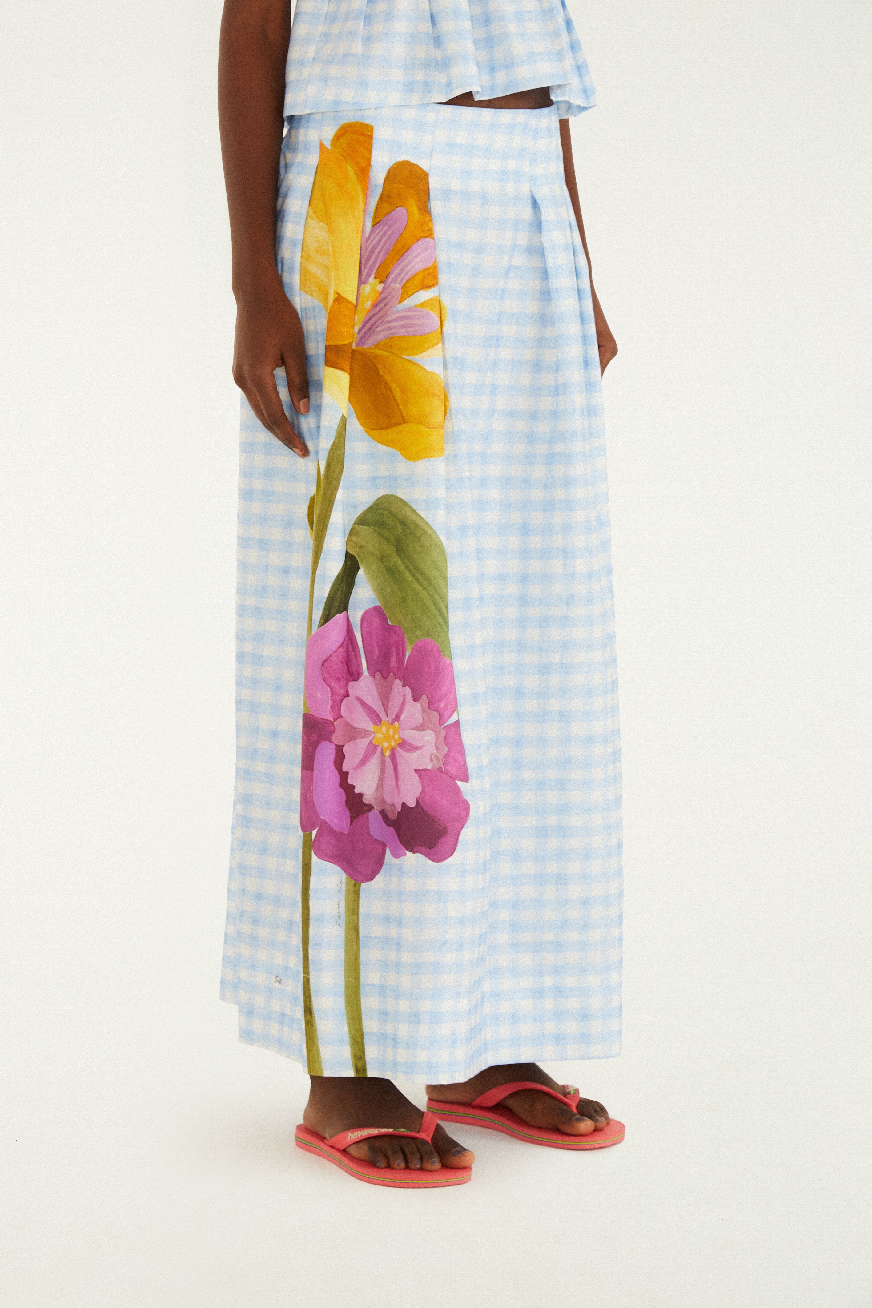 Saia Estampada Floralice