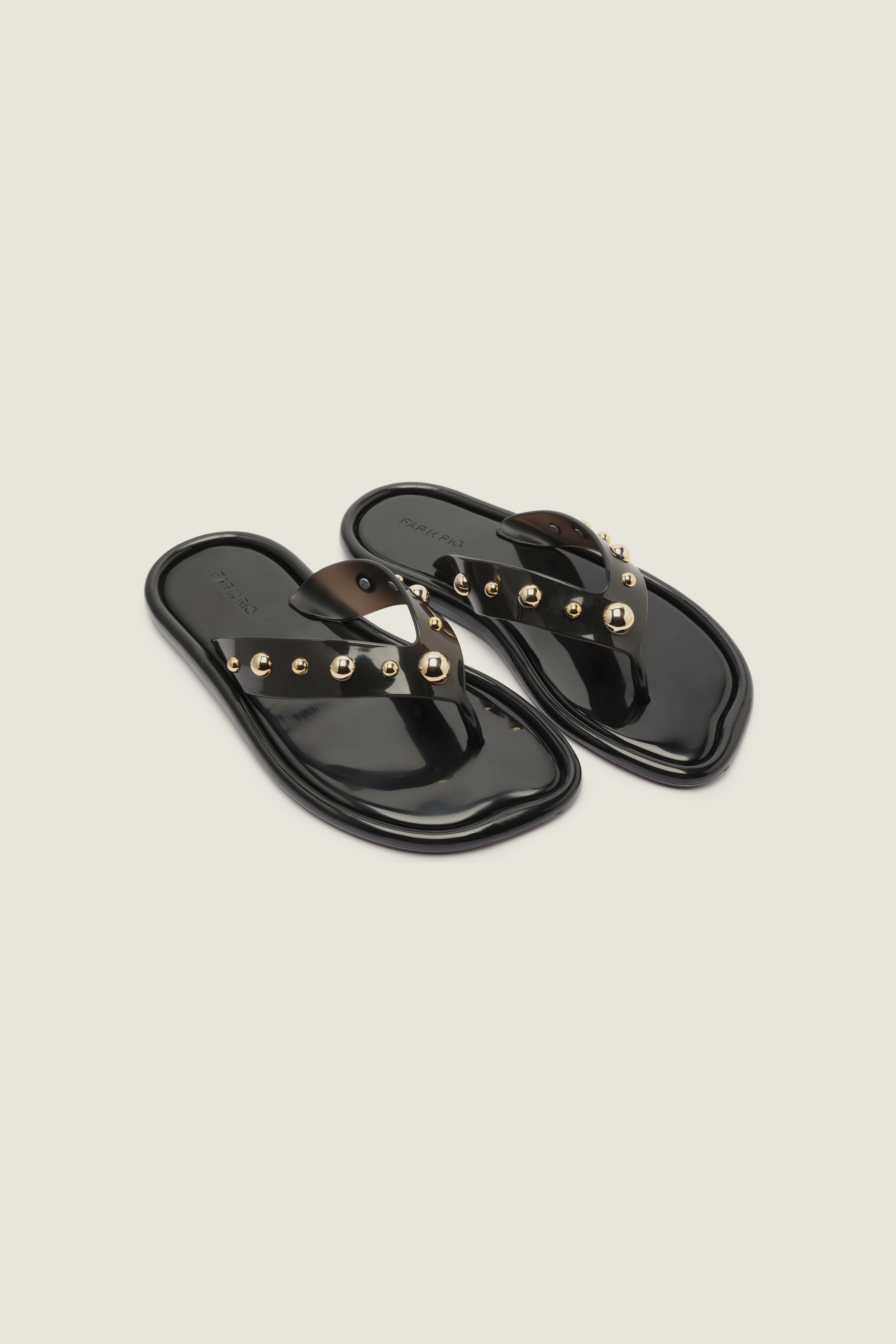 Sandália Flip Flop Jelly Tachas