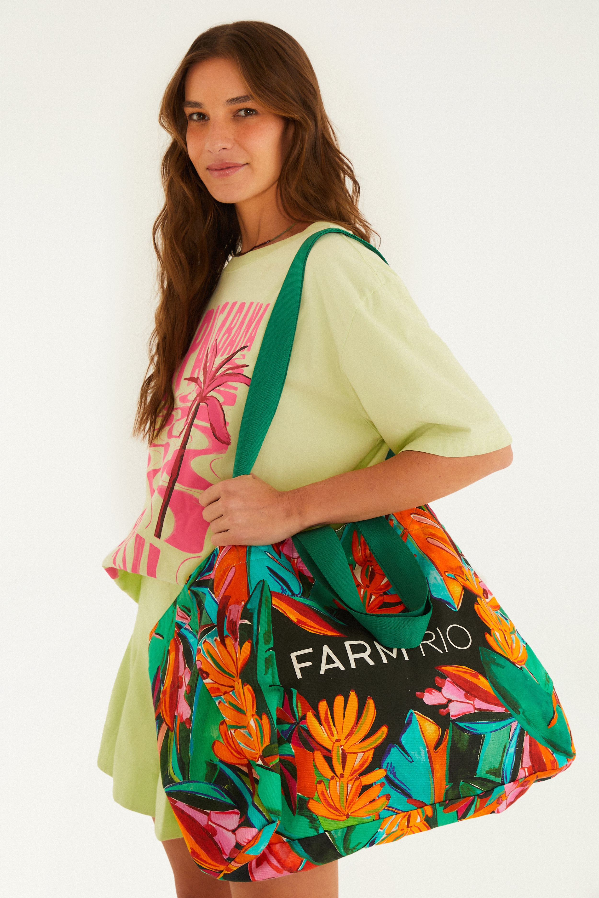 Shopping Bag Folhagem De Banana