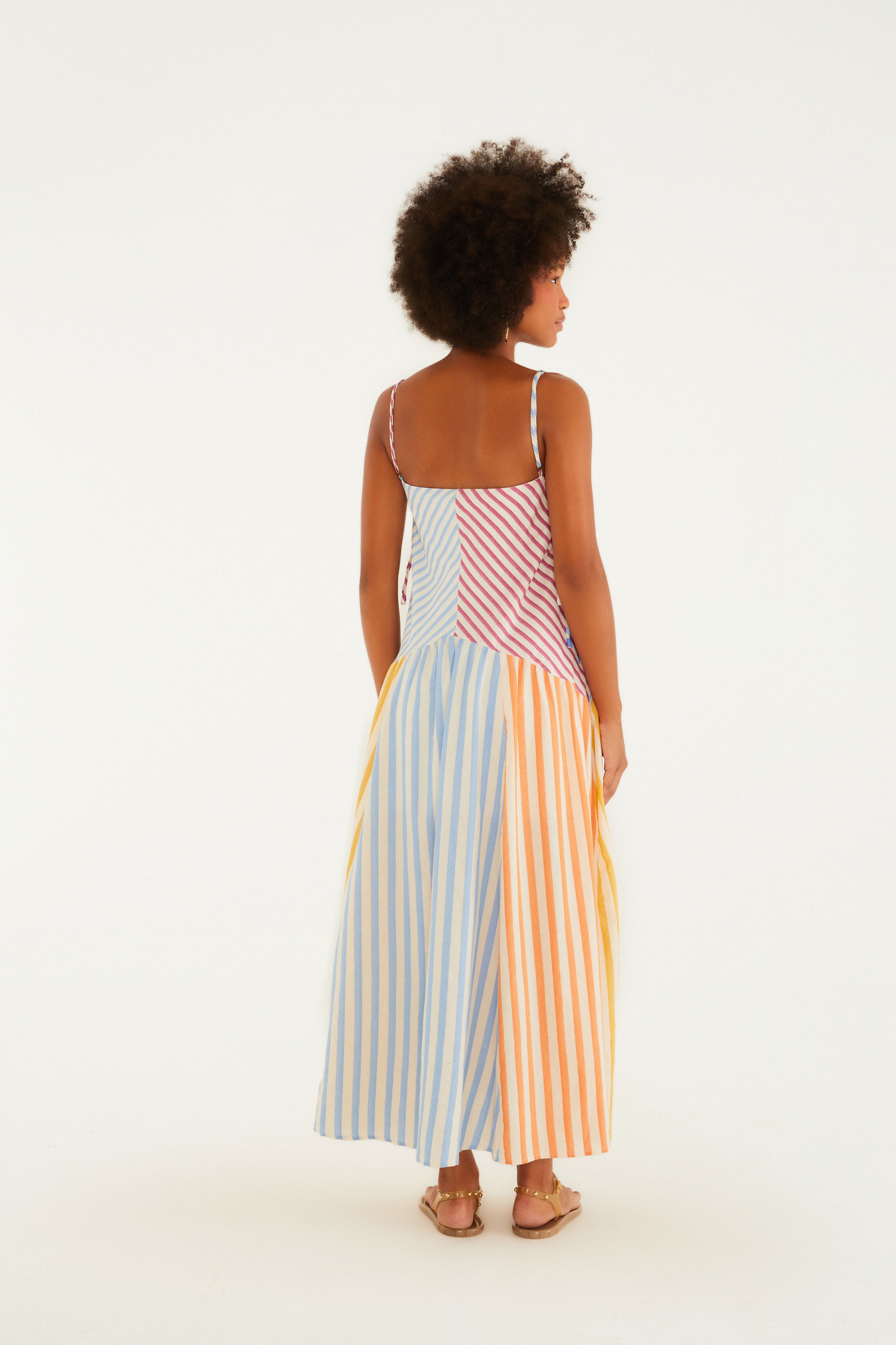 Vestido Alcinha Patch Fio Tinto