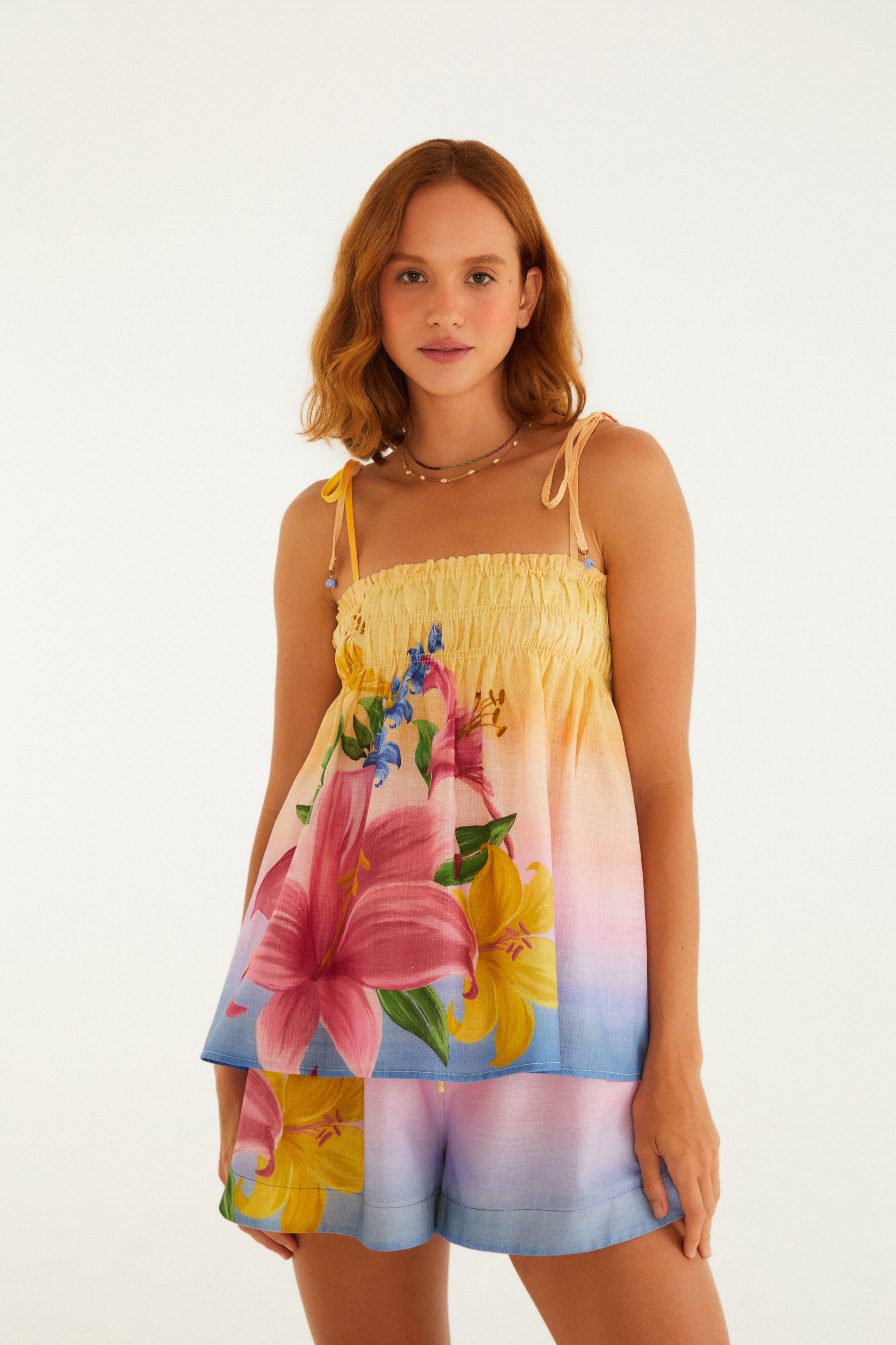 Short Estampado Floral Lena