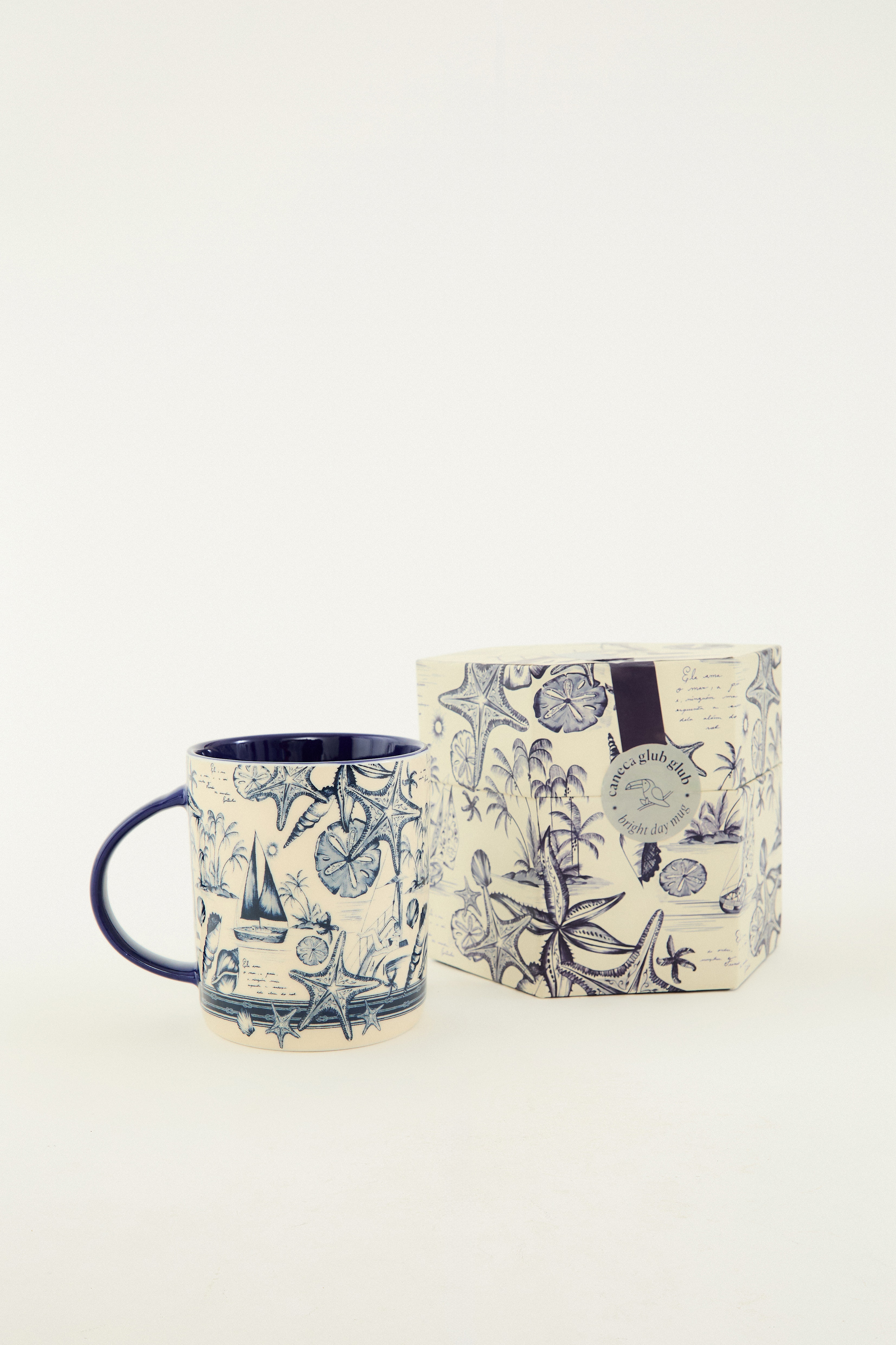 Caneca Glub Mar De Ondas