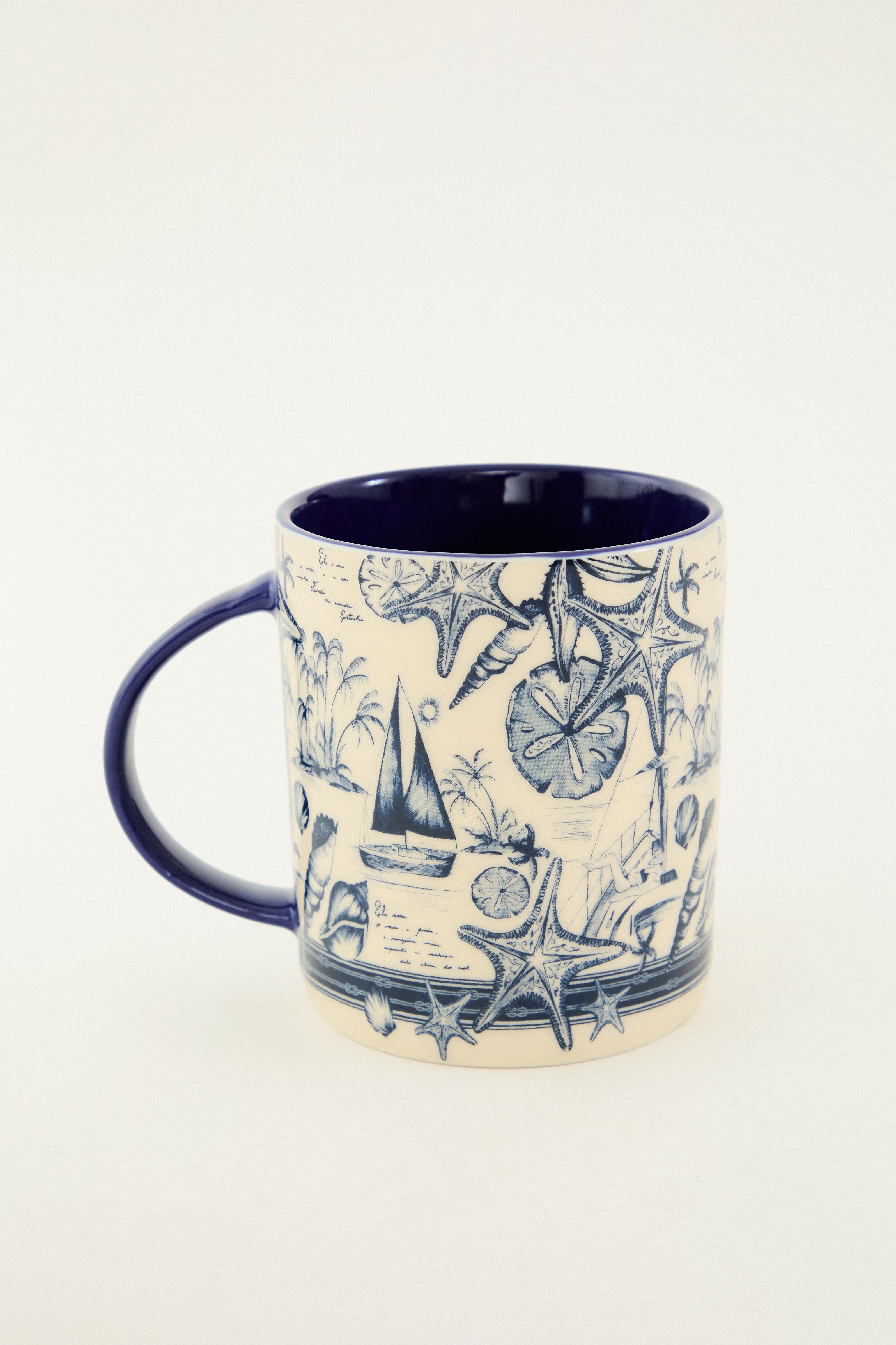 Caneca Glub Mar De Ondas