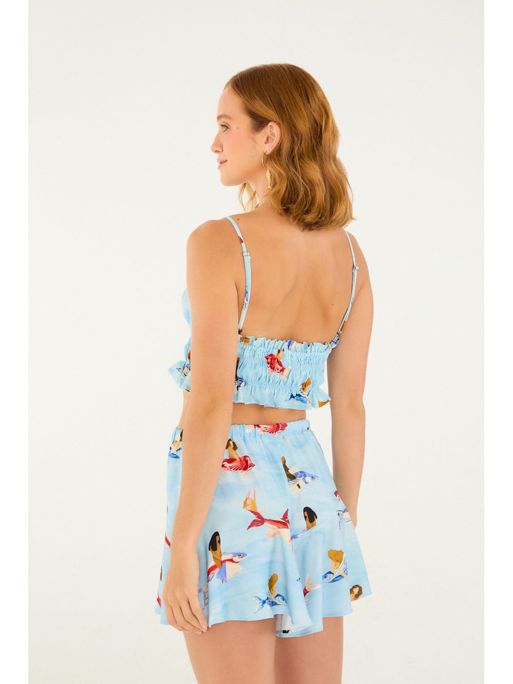 Farm — Top Estampado Peixes Voadores