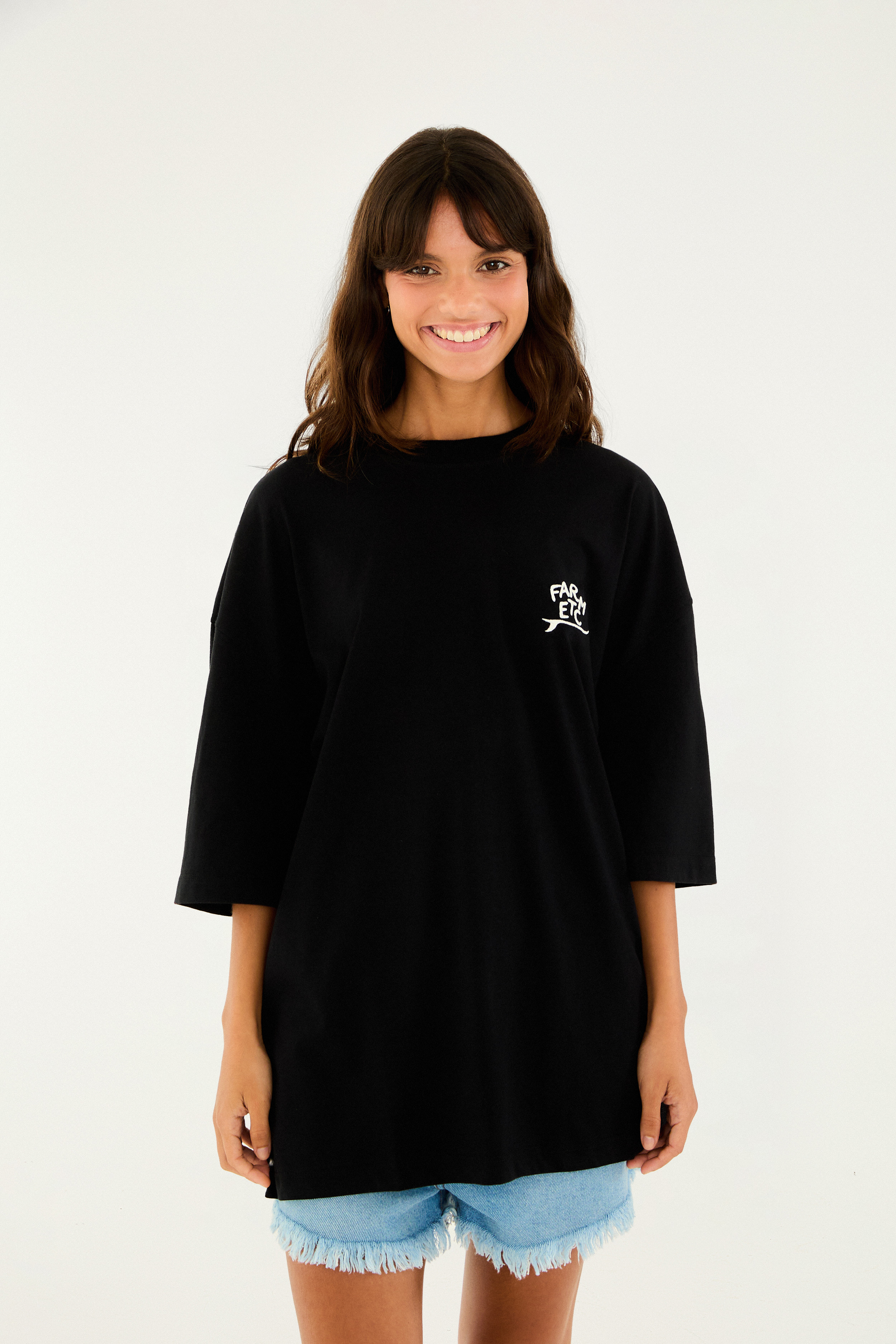 T-Shirt Arpoador Silk 021 Preto
