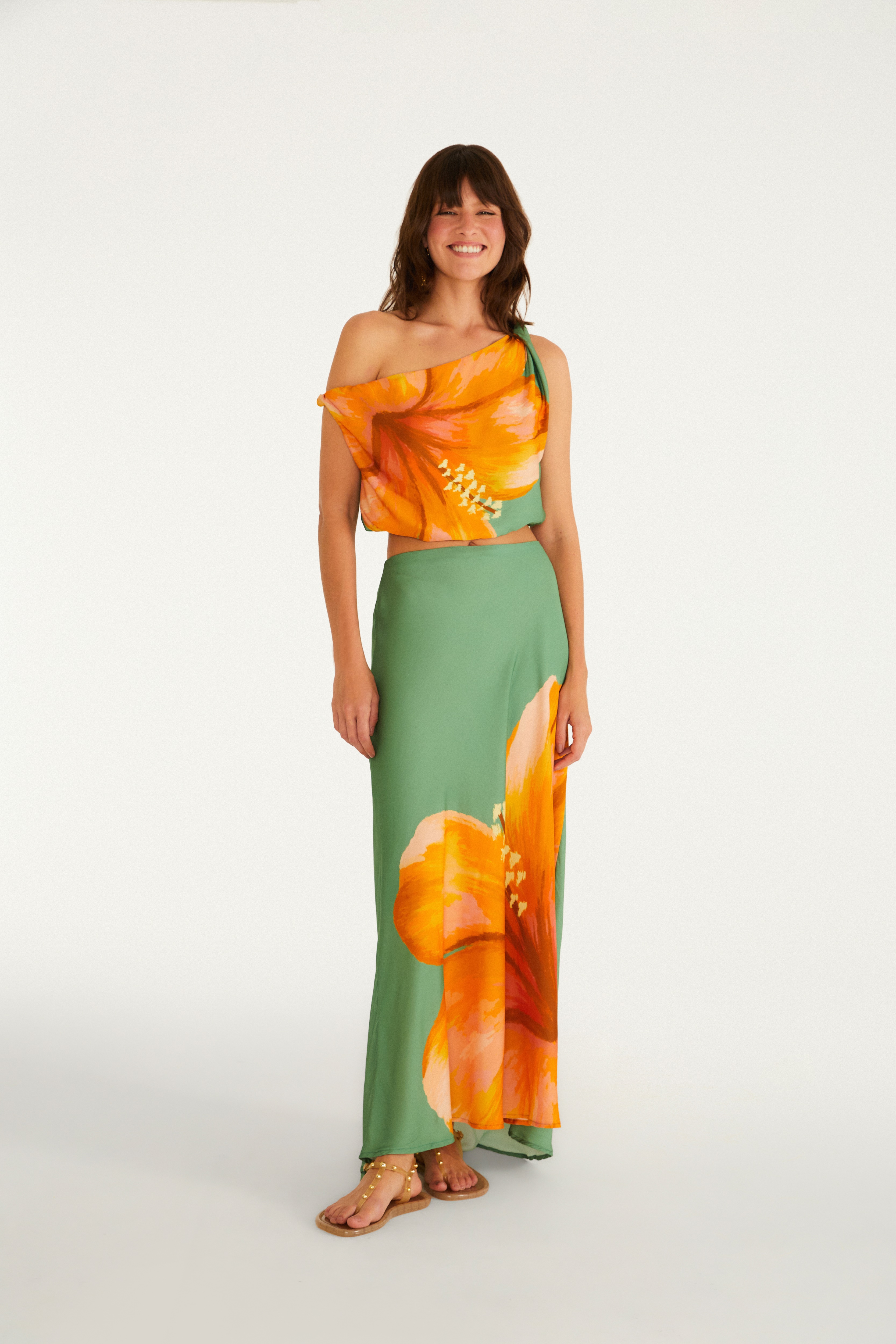 Saia Estampada Thalia