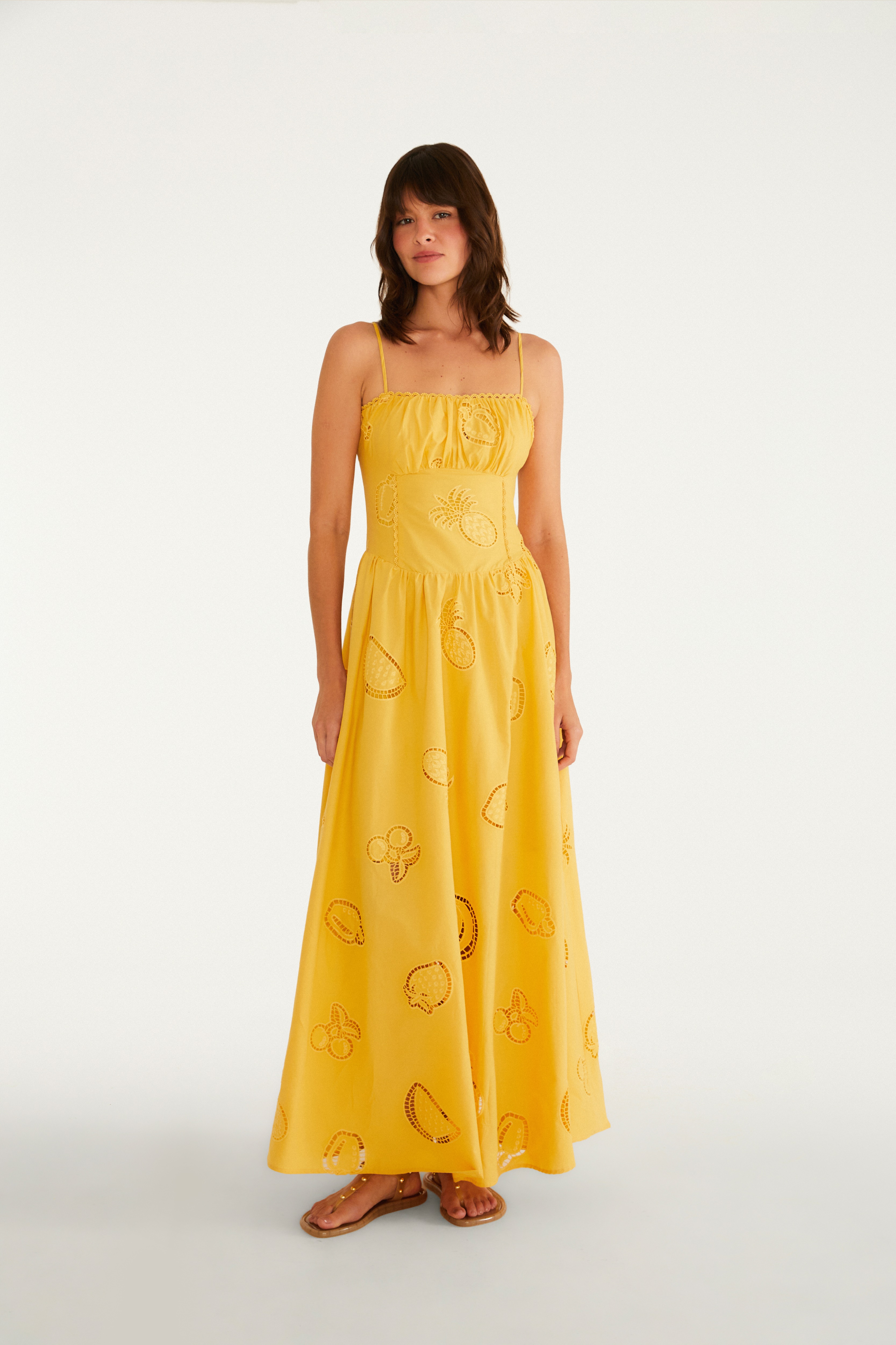 Vestido Longo Laise Buquê