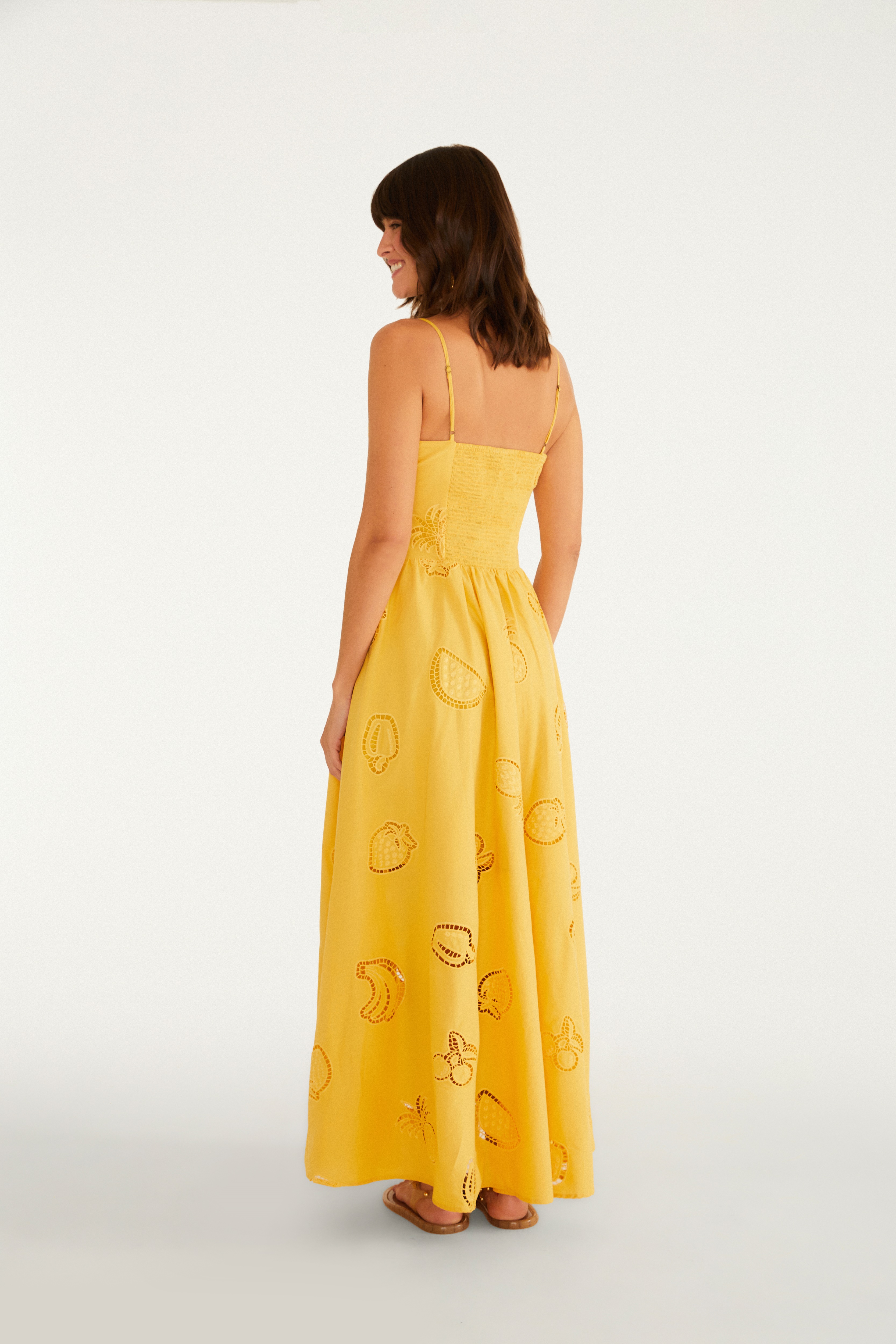 Vestido Longo Laise Buquê
