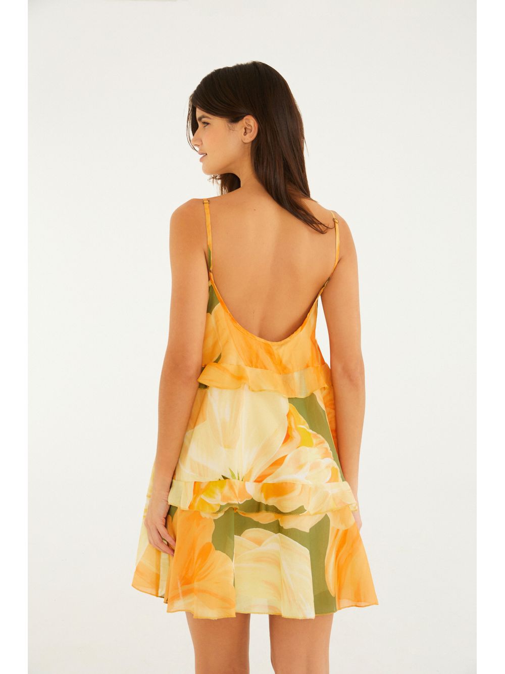 Farm — Vestido Curto Estampado Amarilis